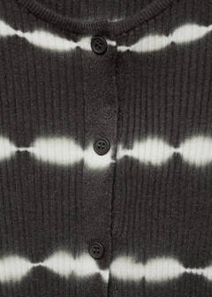 Fine-knit cardigan — Charcoal 7