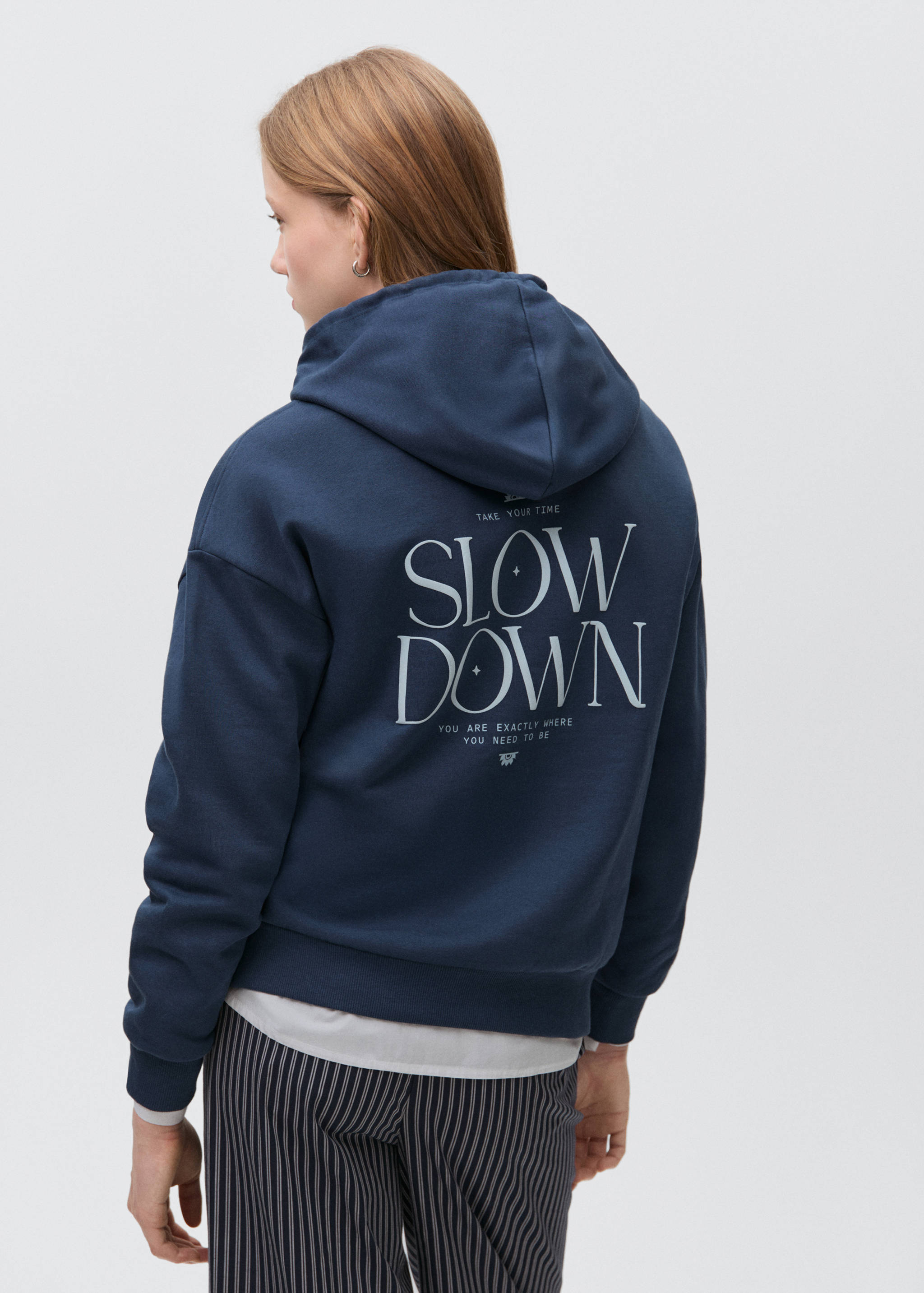 Hoodie cotton sweatshirt - Reverse of the article