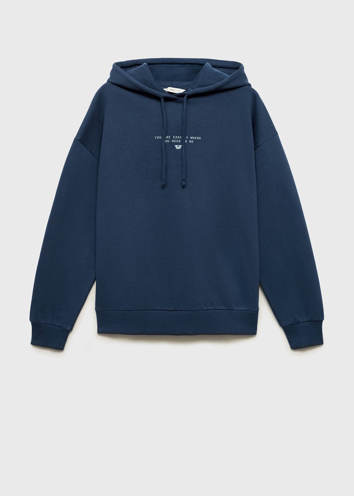 Hoodie cotton sweatshirt — Dark Navy