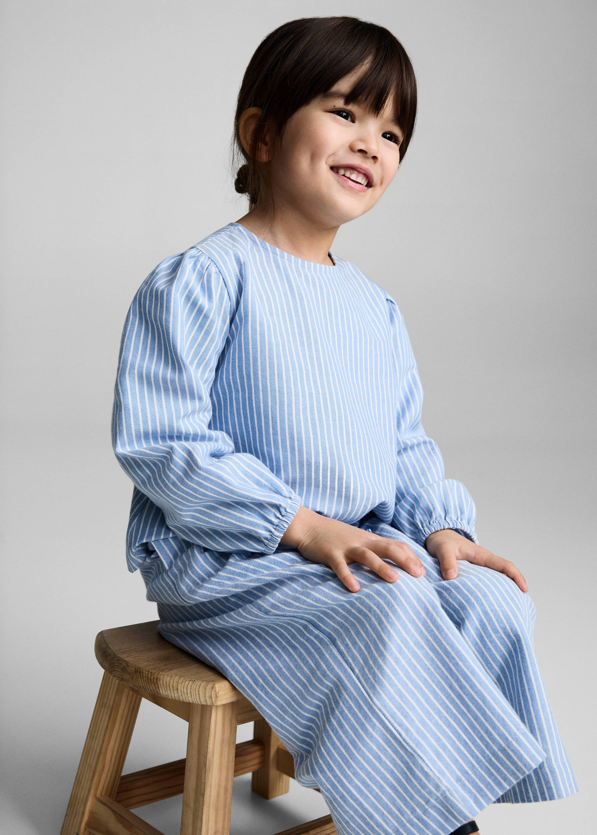 سروال قطني مخط - رؤية وسط