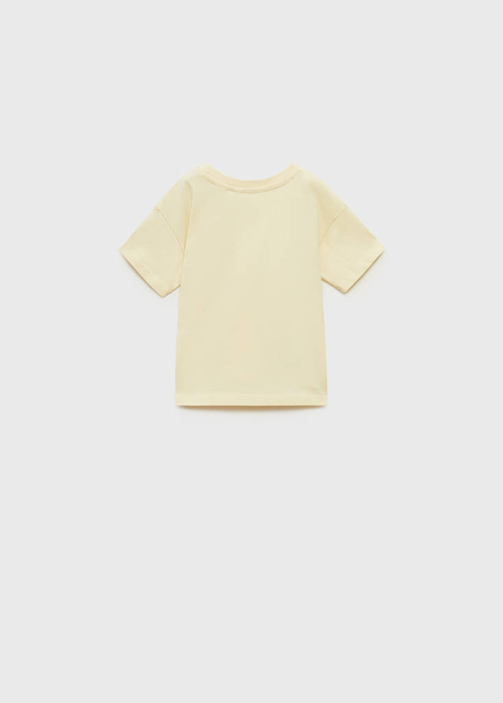 Patch pocket T-shirt — Yellow