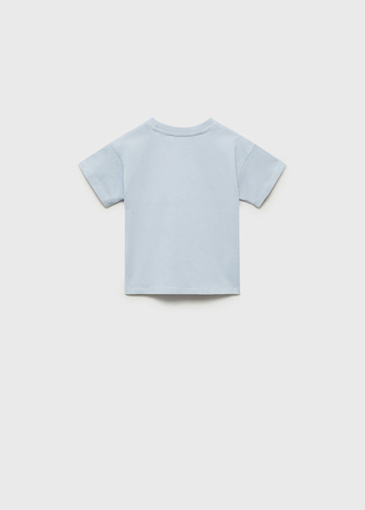 Patch pocket T-shirt — Sky Blue