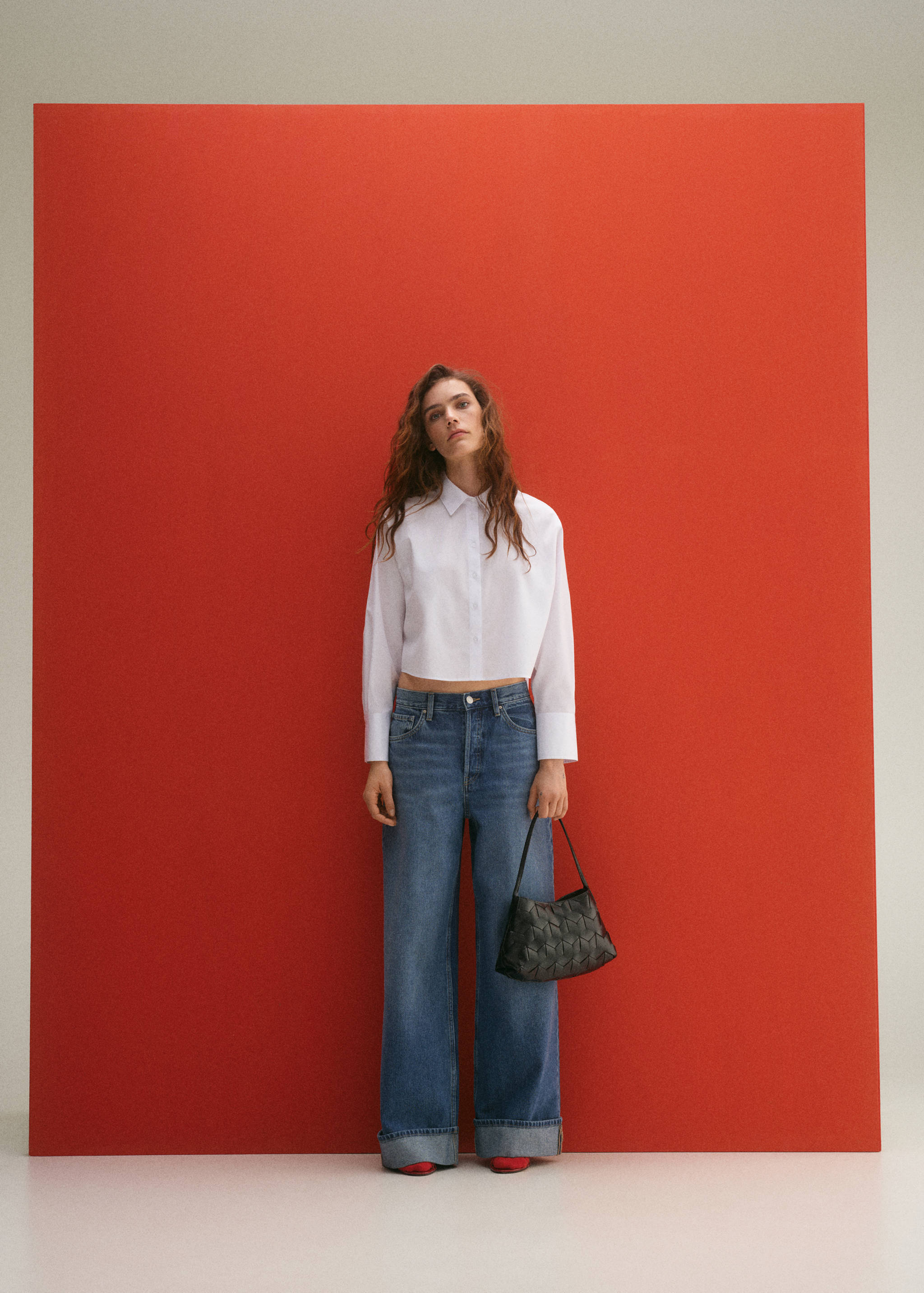 Regular cropped shirt - General plane