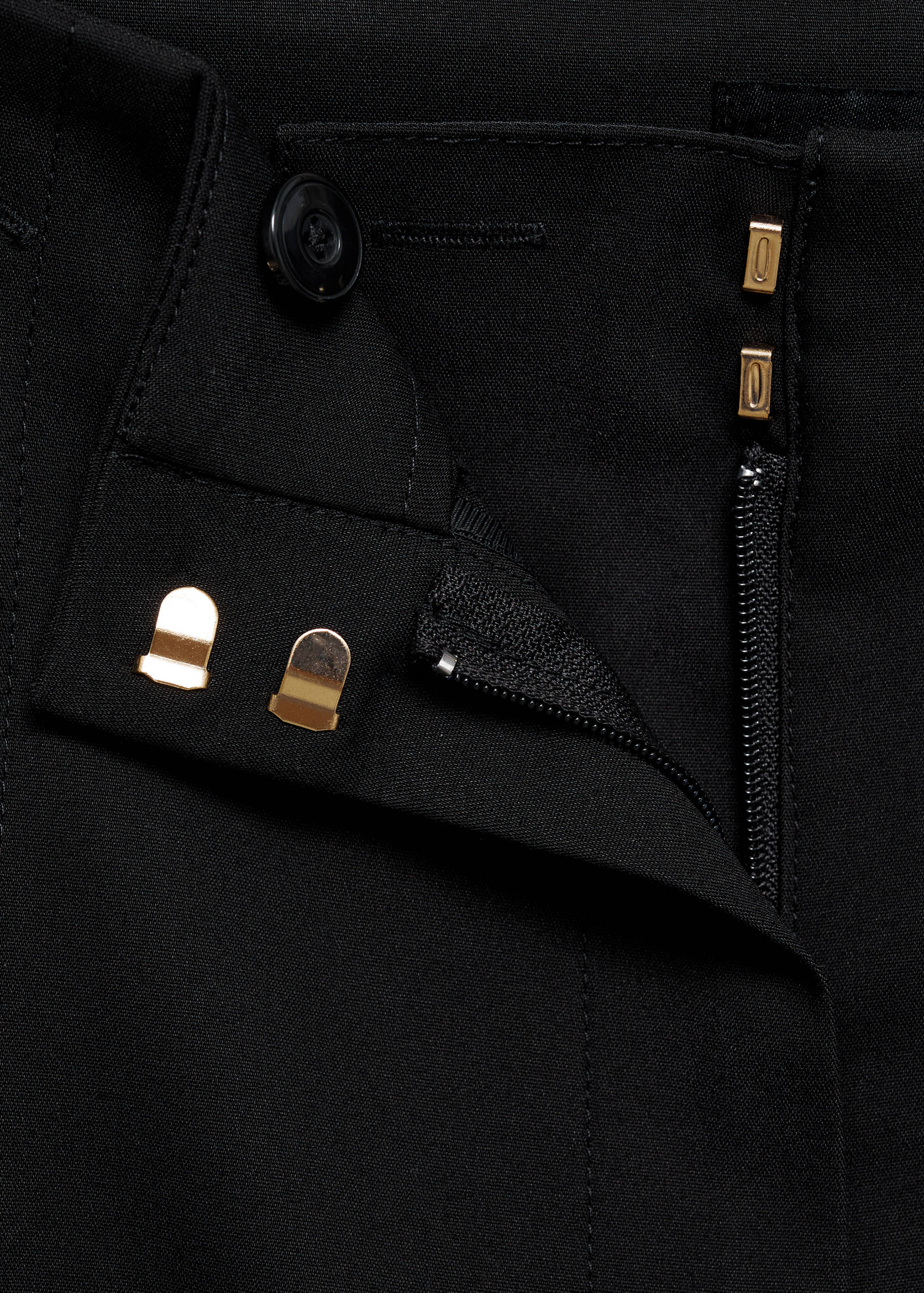 Straight pants with jewel buttons - Details of the article 8