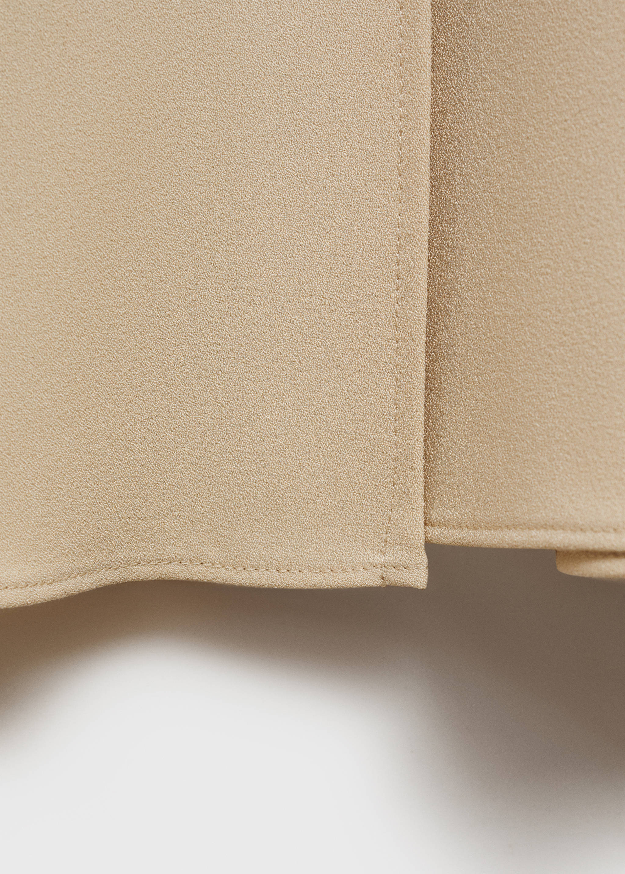 فستان بحزام منسوج وتصميم متنوع - تفاصيل المنتج 0