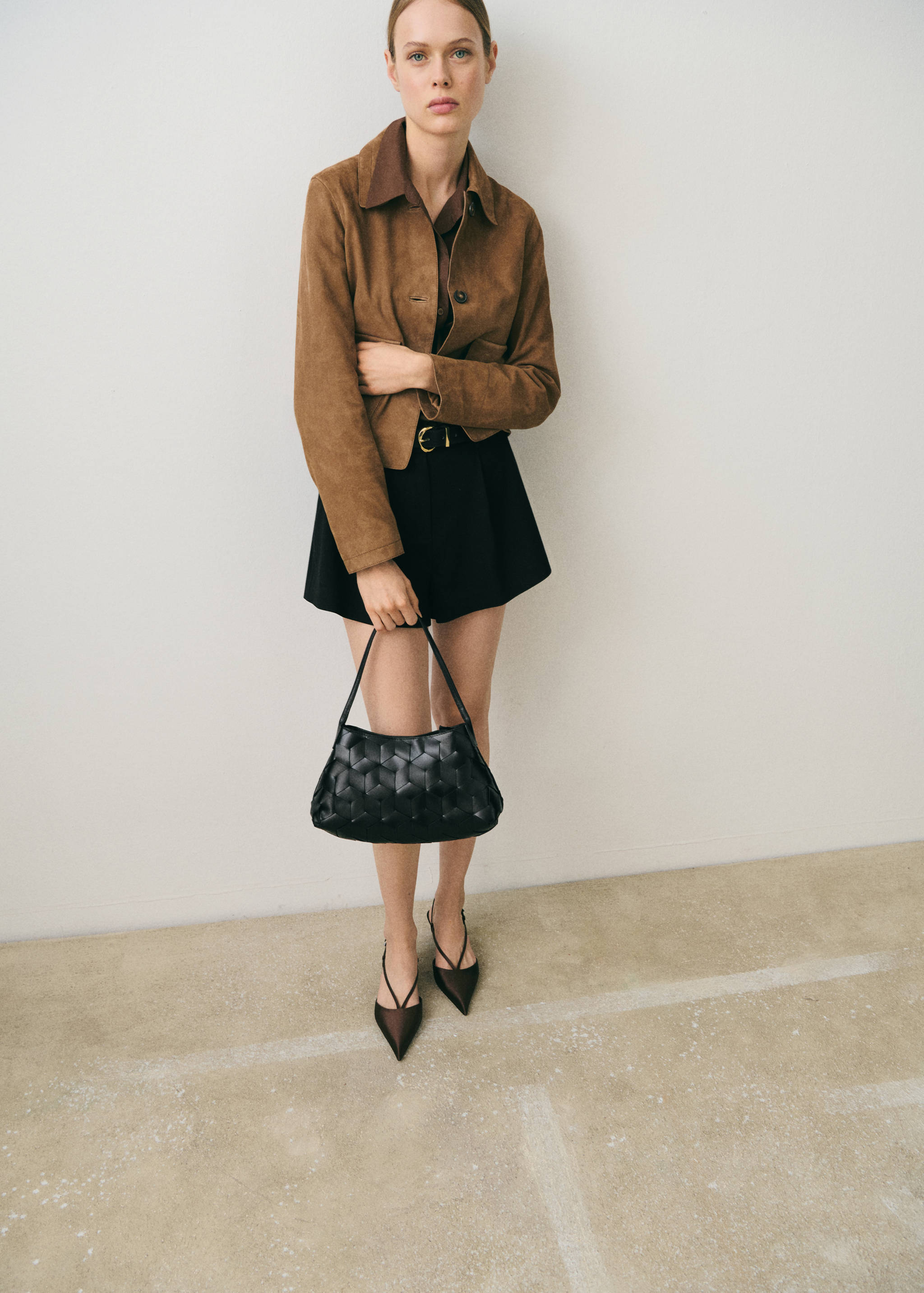 Suede leather jacket - General plane