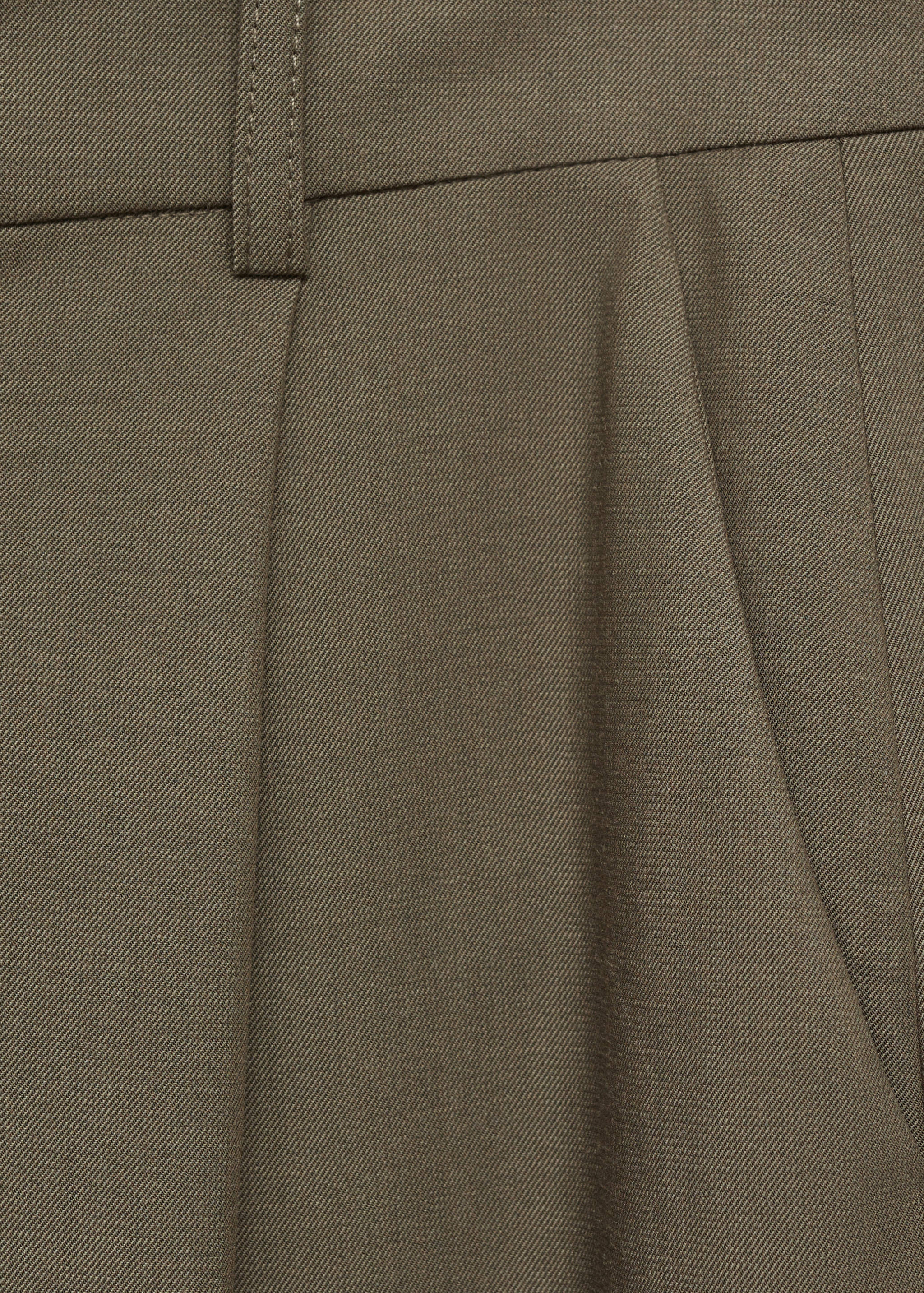 Straight mid-rise pants - Details of the article 0