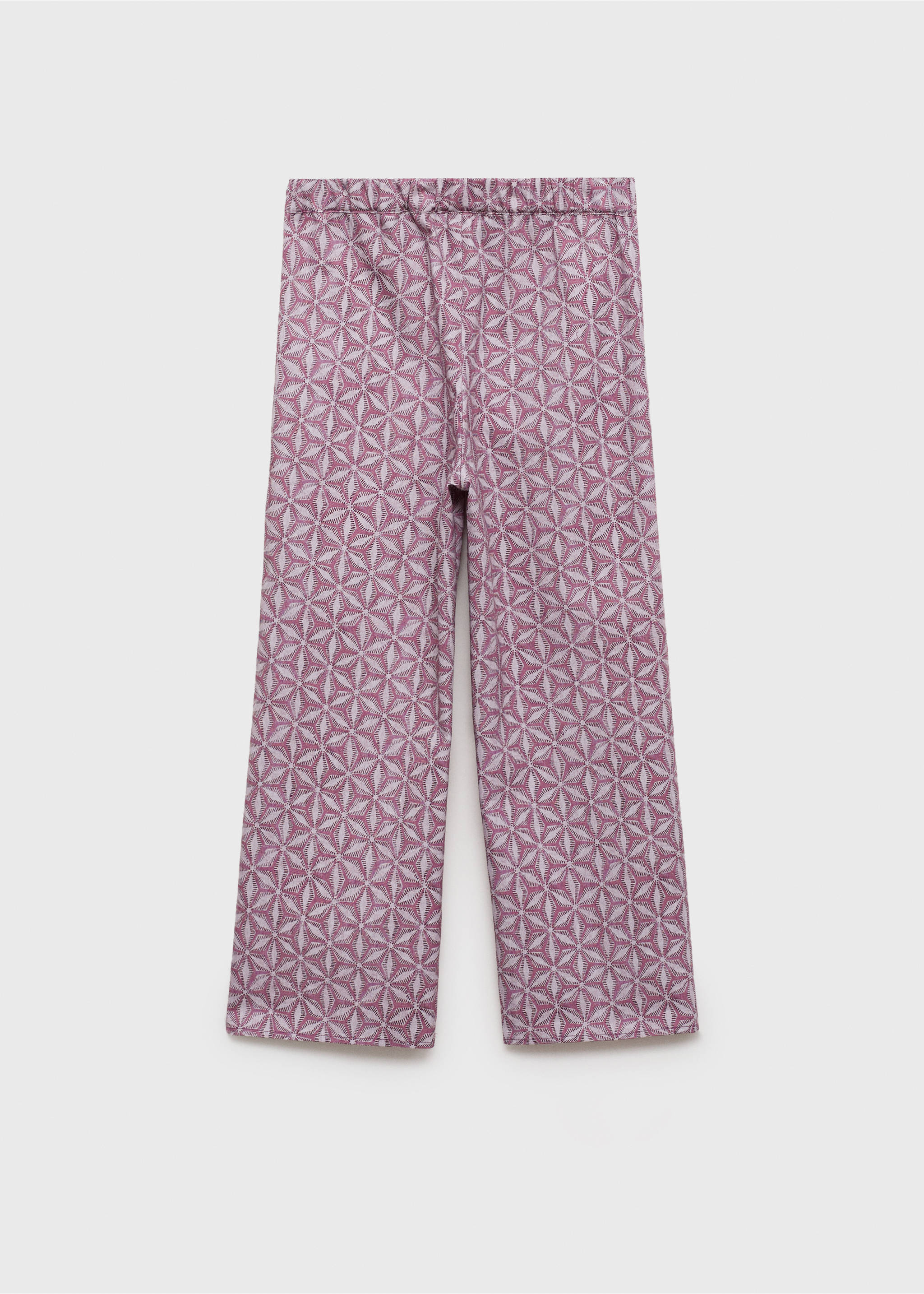 Pantalón estampado bolsillo - Reverso del artículo, Rosa. Ref: 87054807-00.