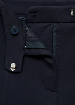 Straight mid-rise trousers — Dark Navy 8