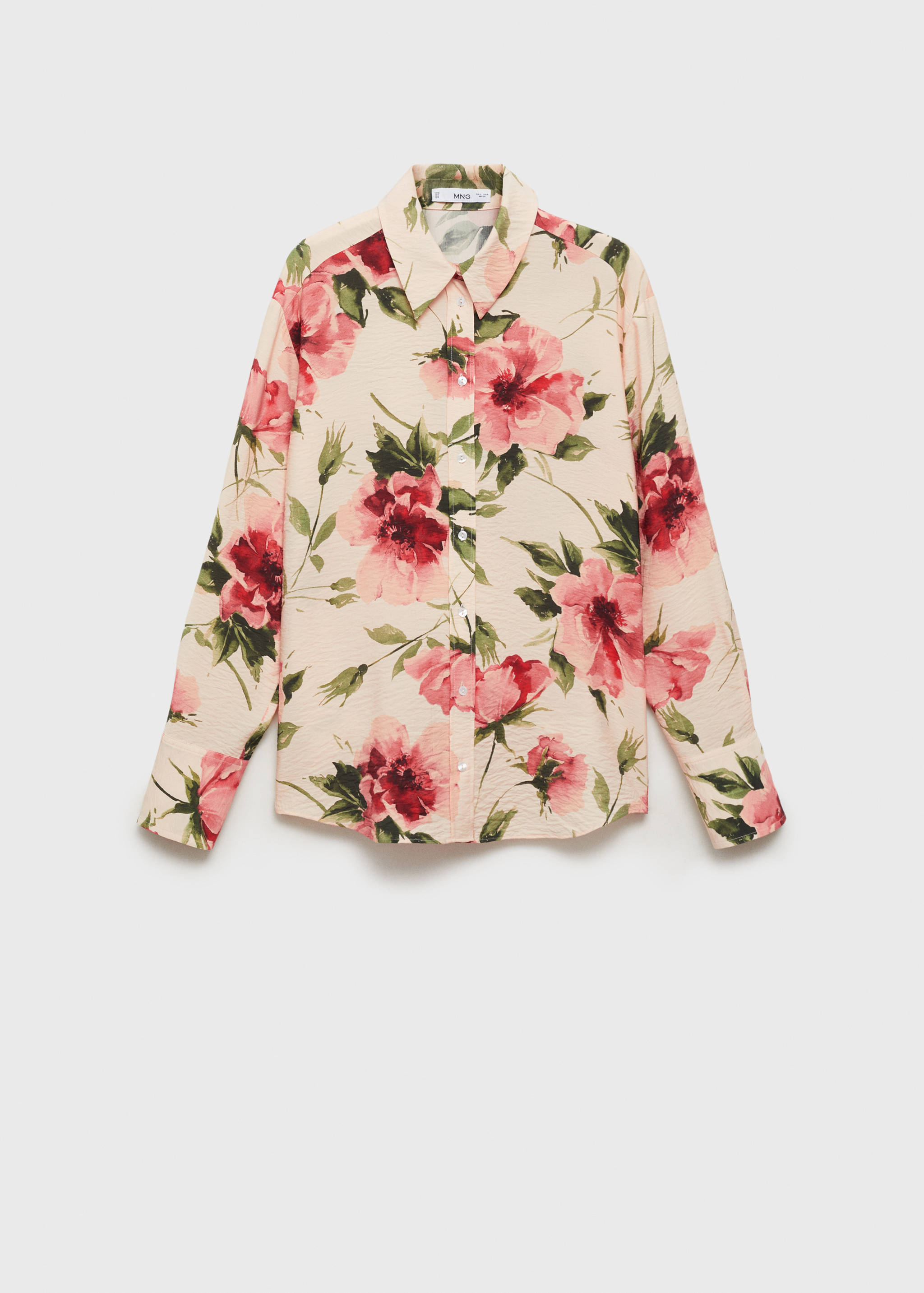 Flowy floral print shirt - Article without model