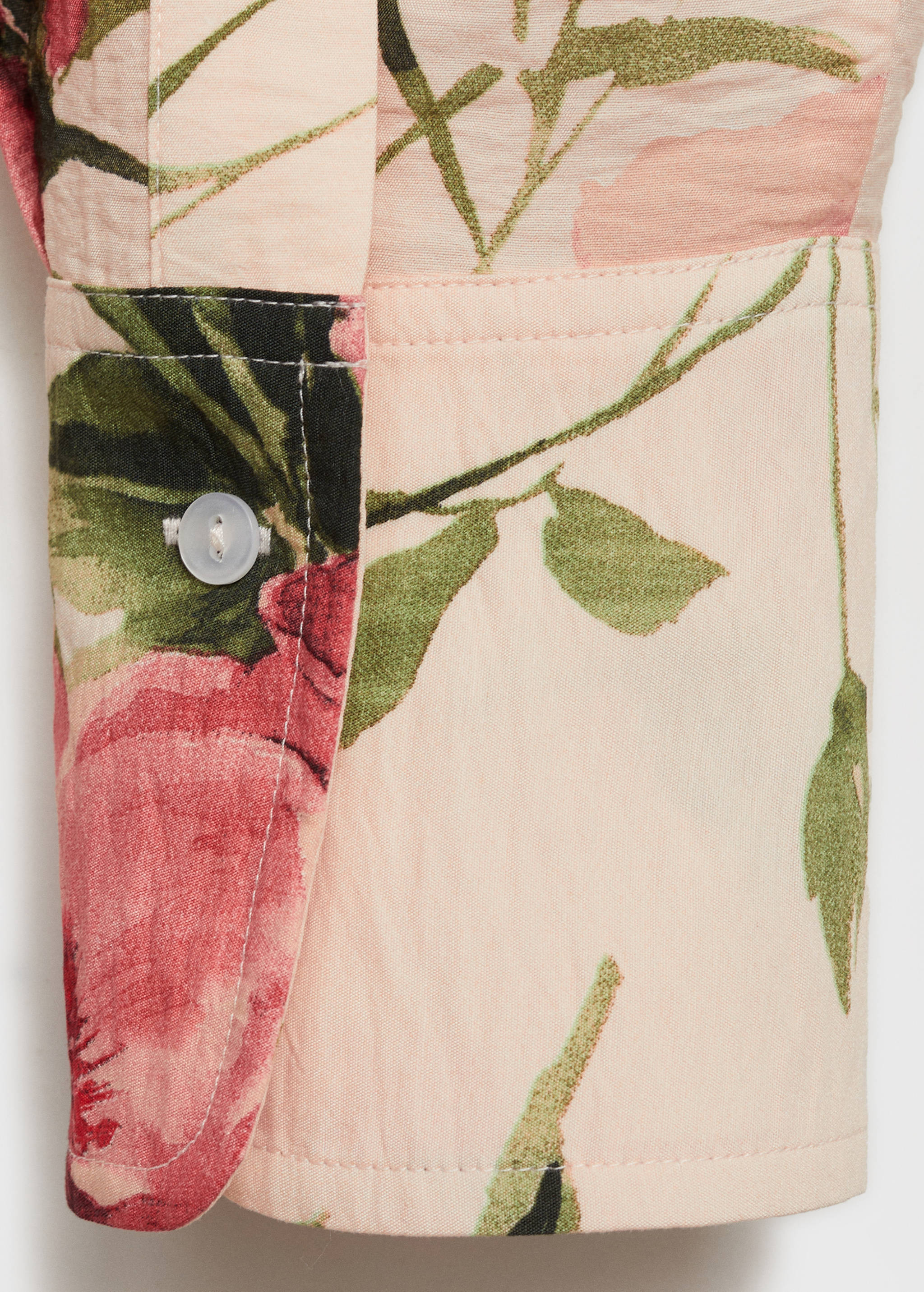 Flowy floral print shirt - Details of the article 0