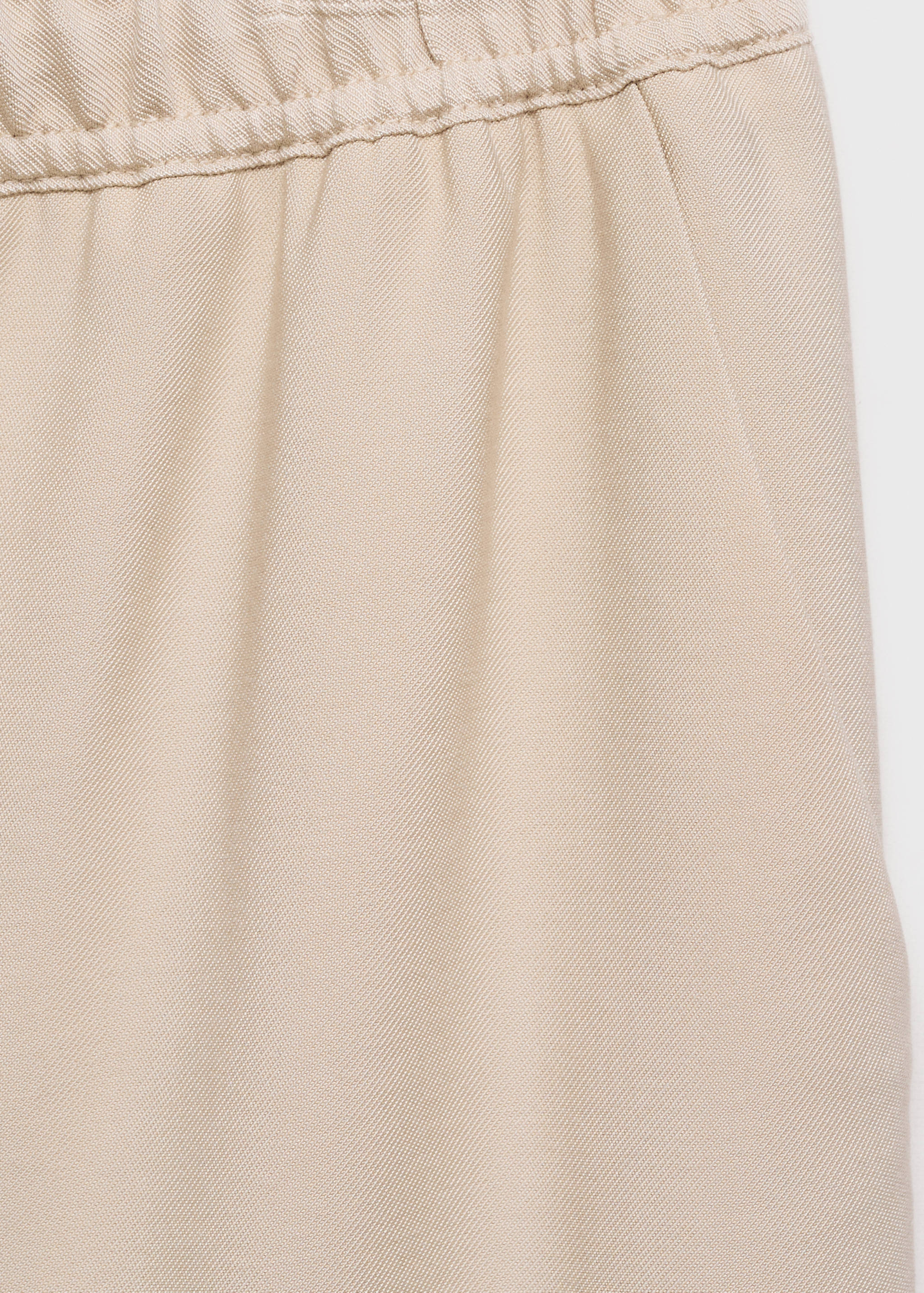 Elastic waist flowy trousers - Details of the article 8