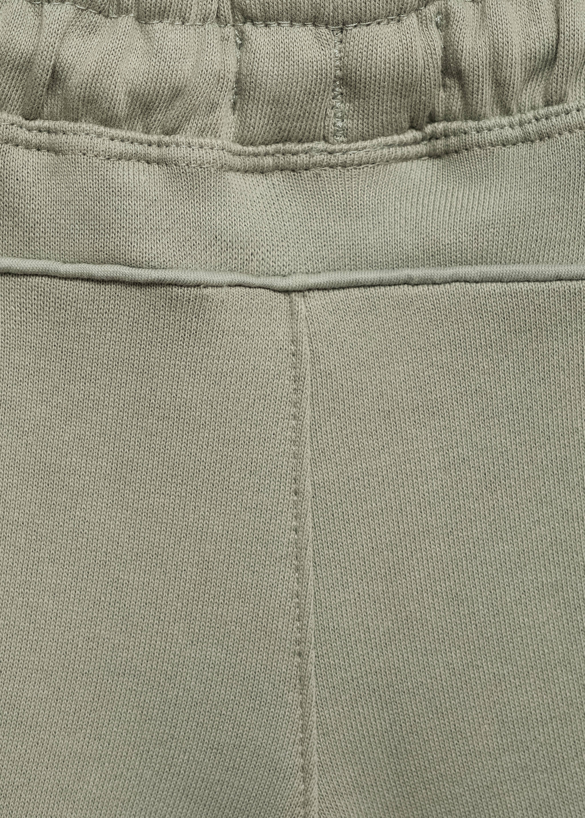 抽绳棉质短裤 - null