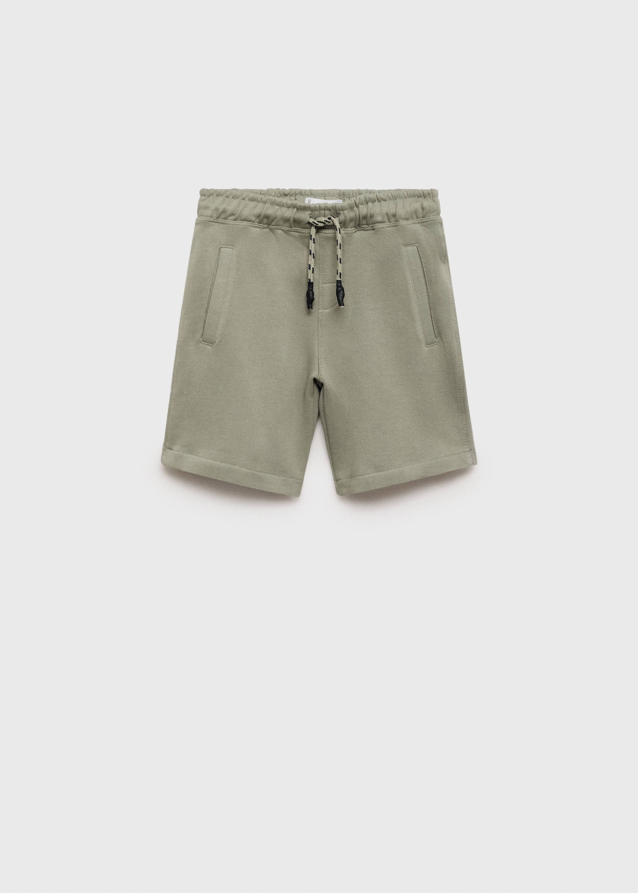 Cotton shorts with drawstring - Article without model