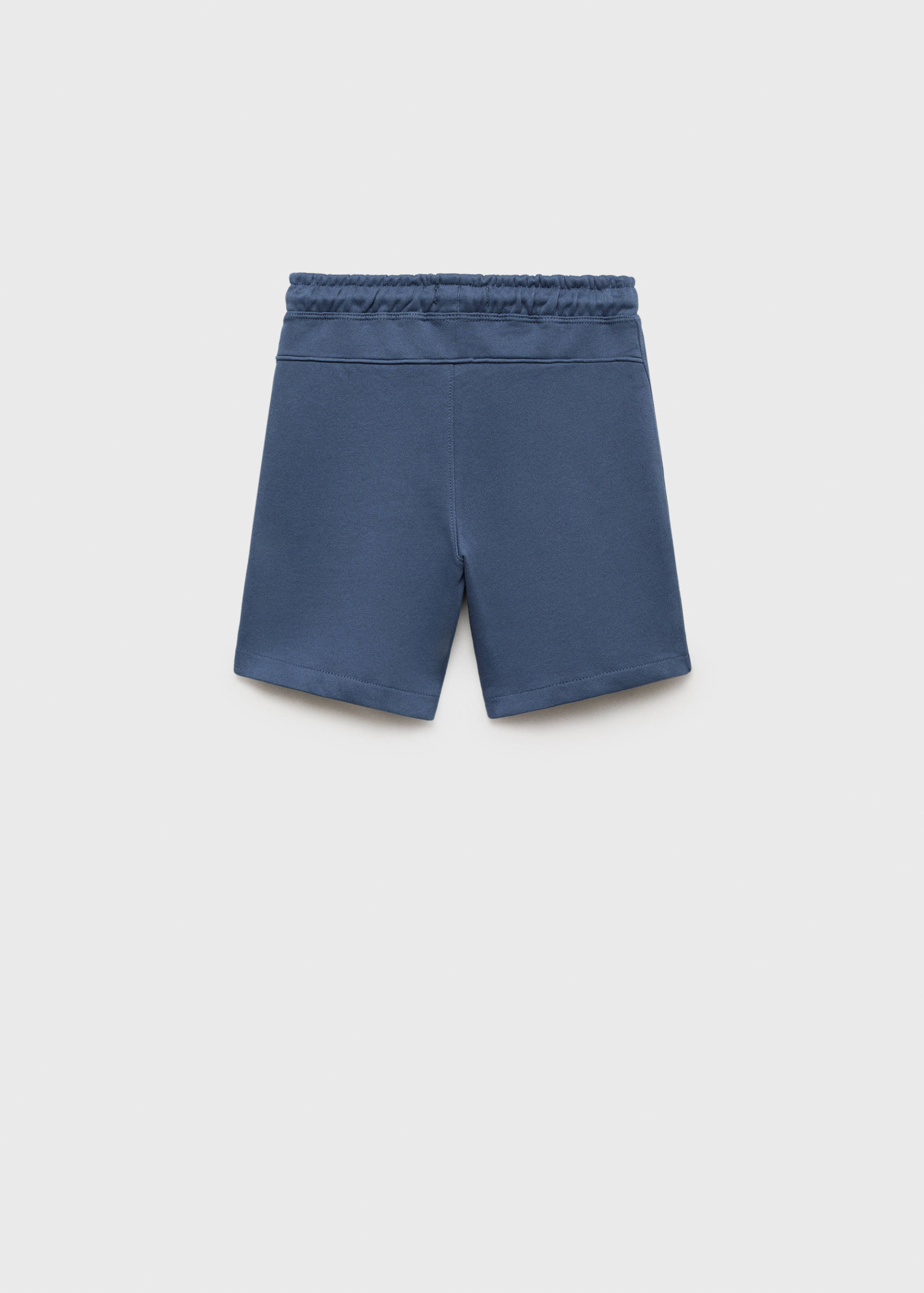 抽绳棉质短裤 - null