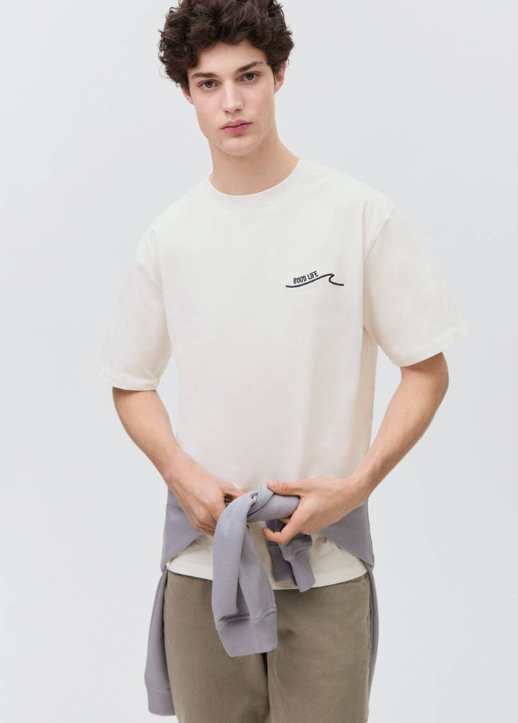 Short-sleeved printed t-shirt — Off White