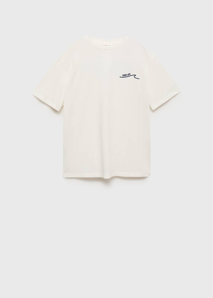 Short-sleeved printed t-shirt — Off White
