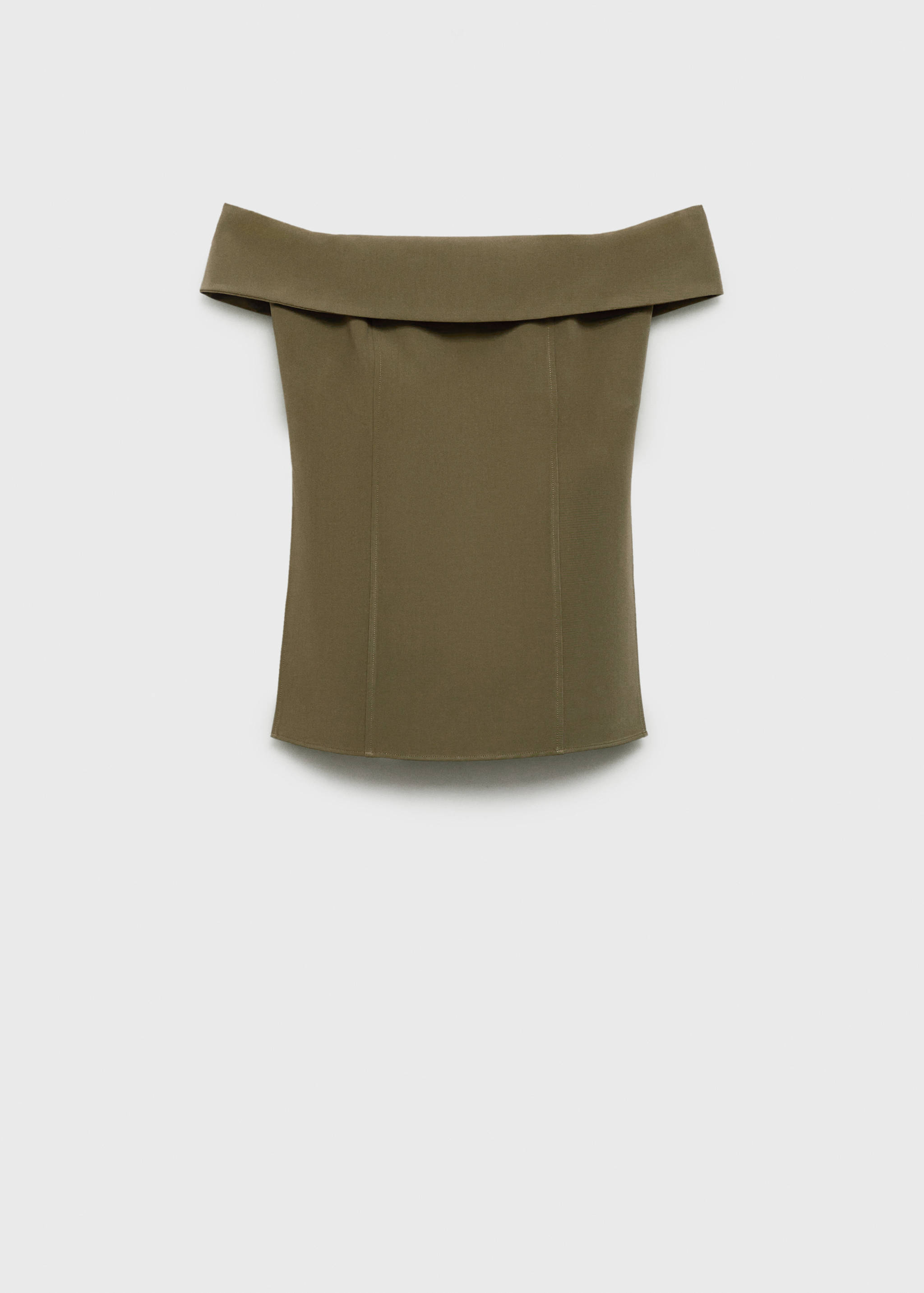 Fitted off-the-shoulder top - Article without model
