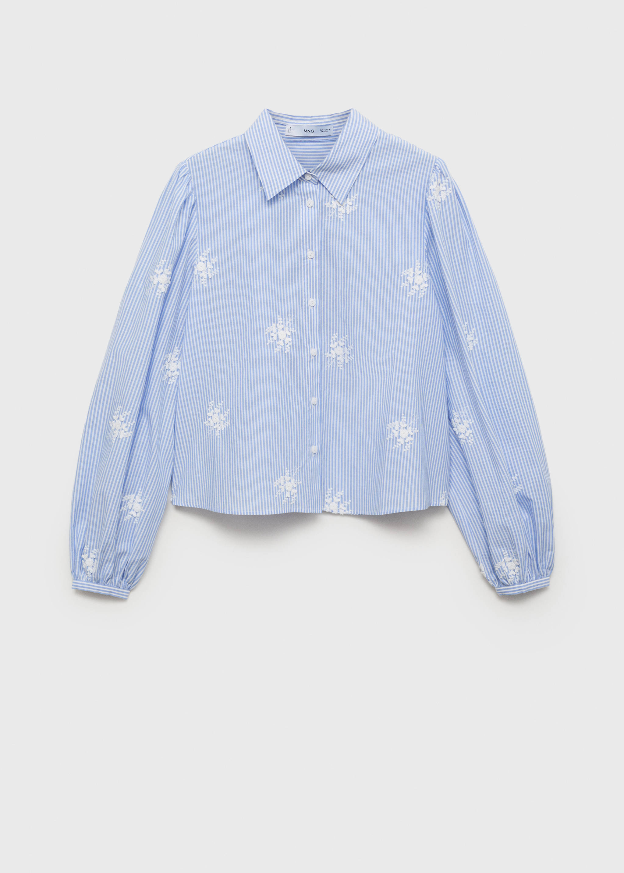 قميص وردي مخطط منسوج - منتج دون نموذج