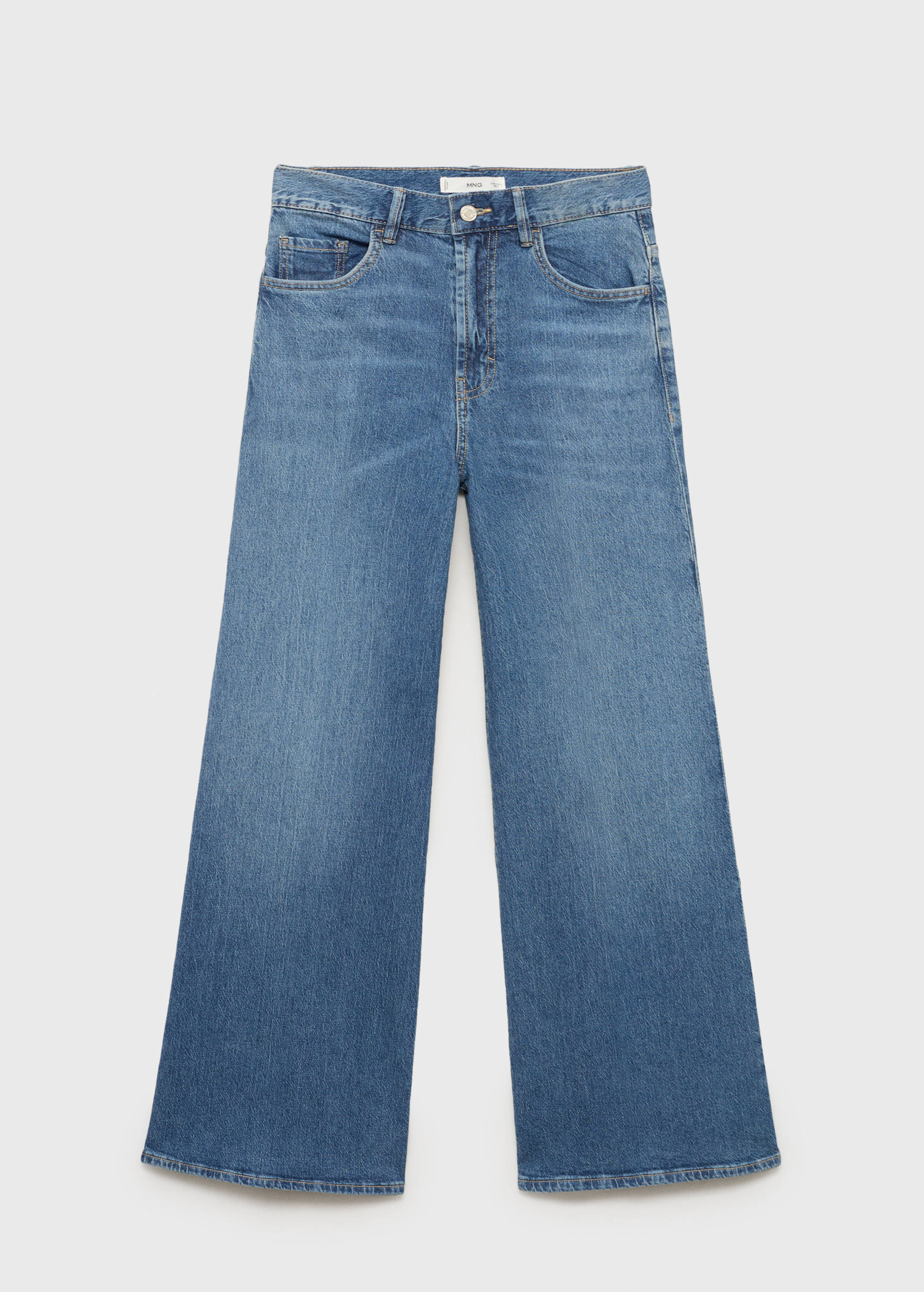 Wide-leg high-waist jeans - Artikel zonder model