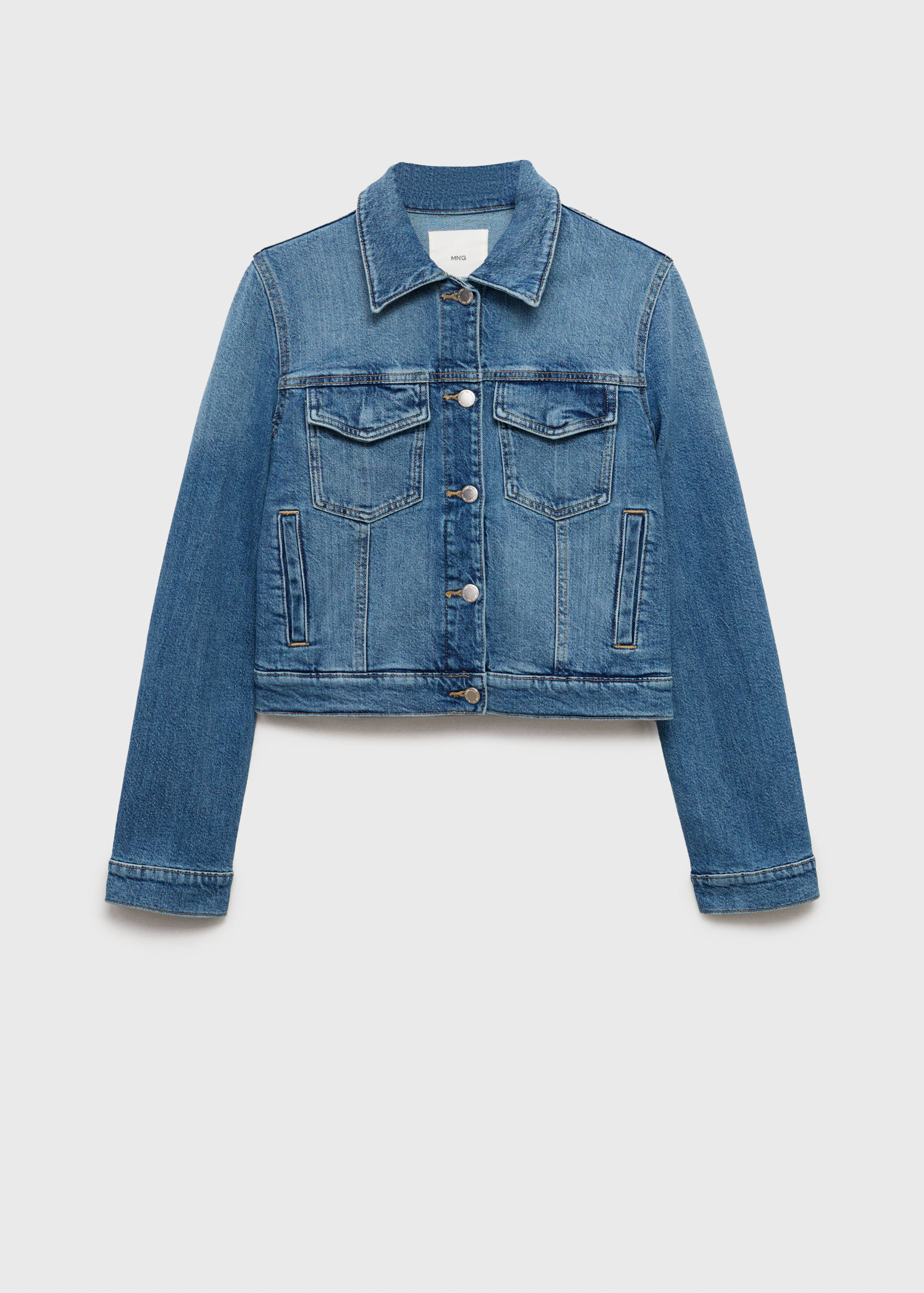 Crop denim jacket - Article without model