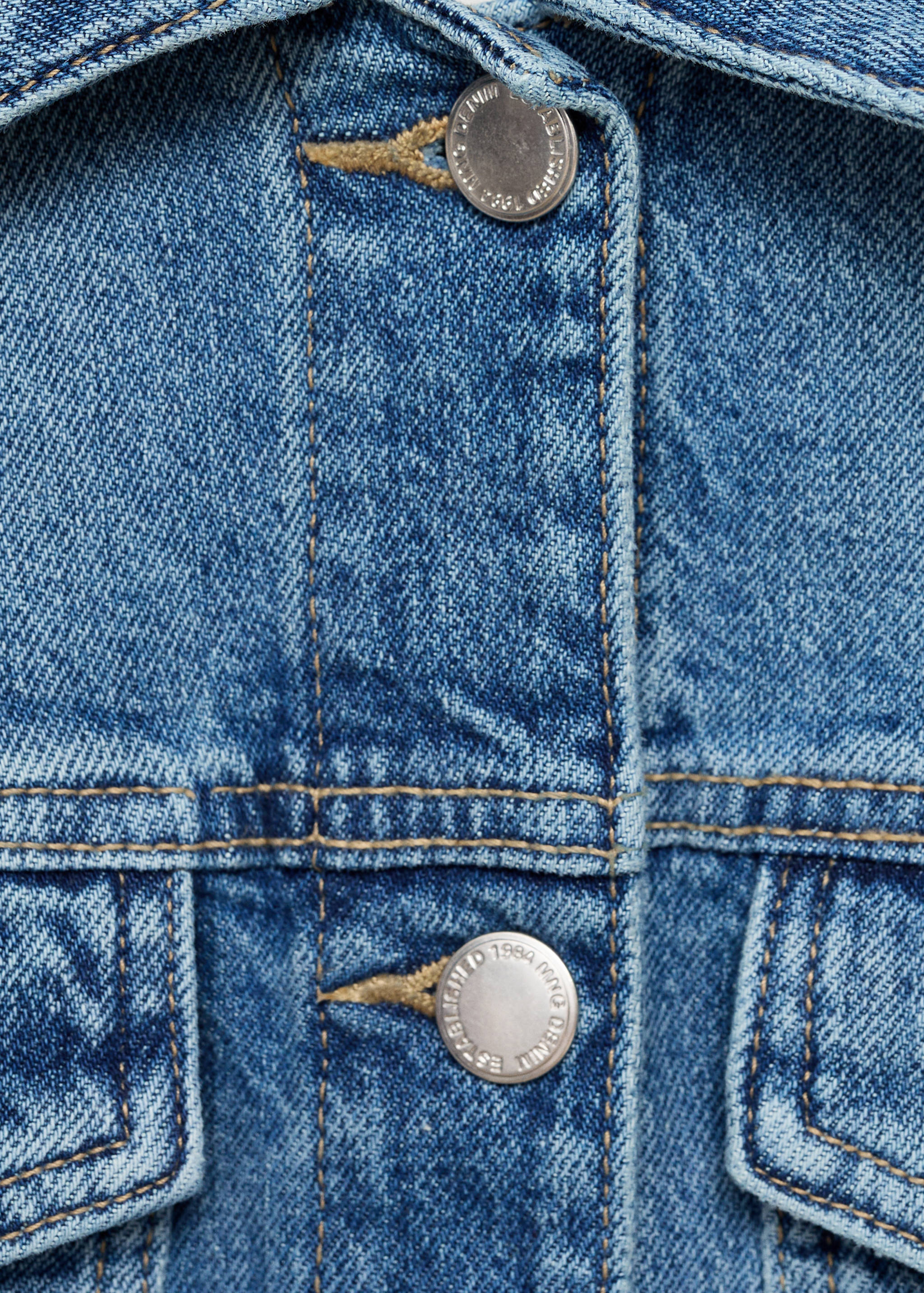 Crop denim jacket - Details of the article 8