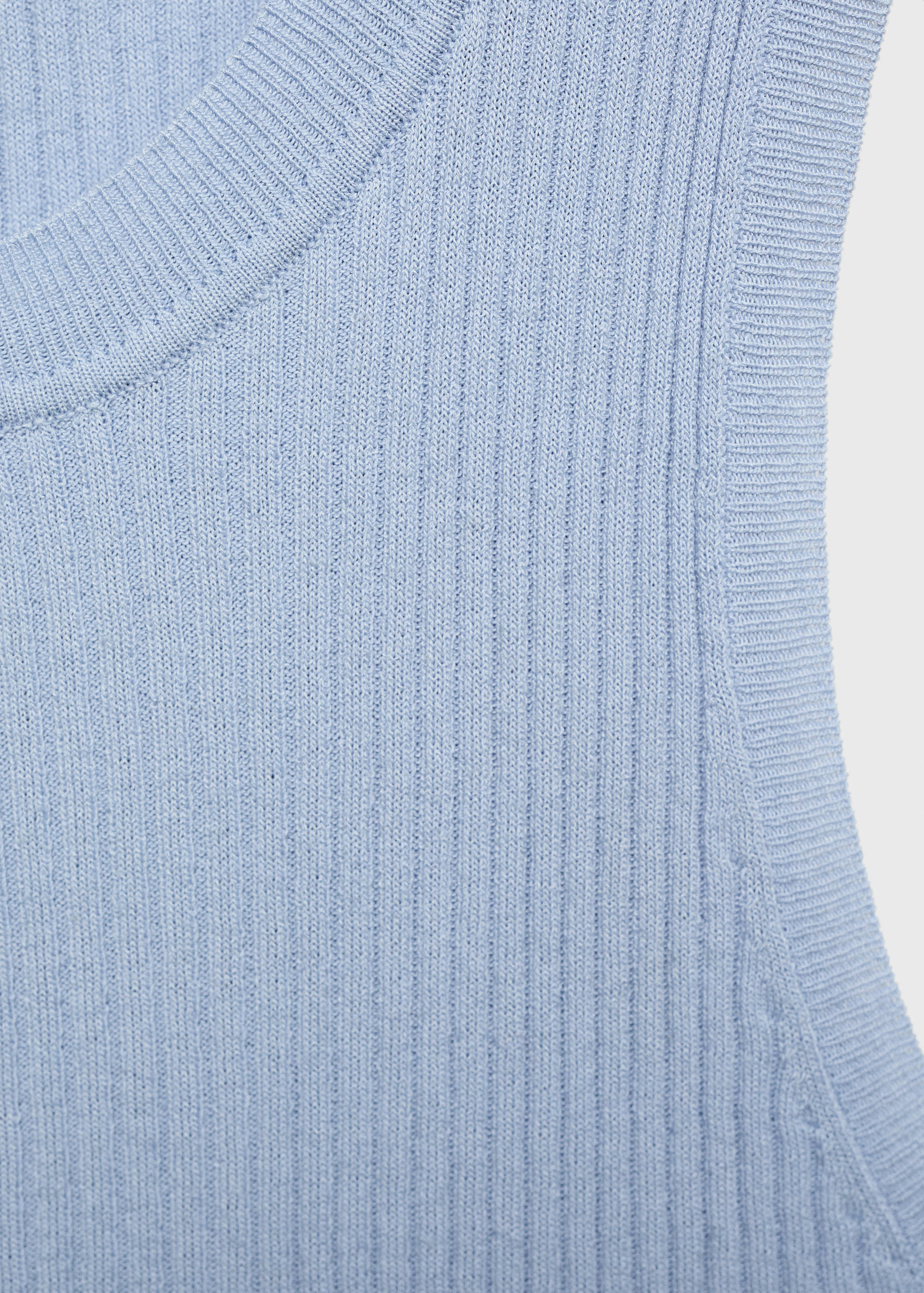 Ribbed knit top - Details of the article 8