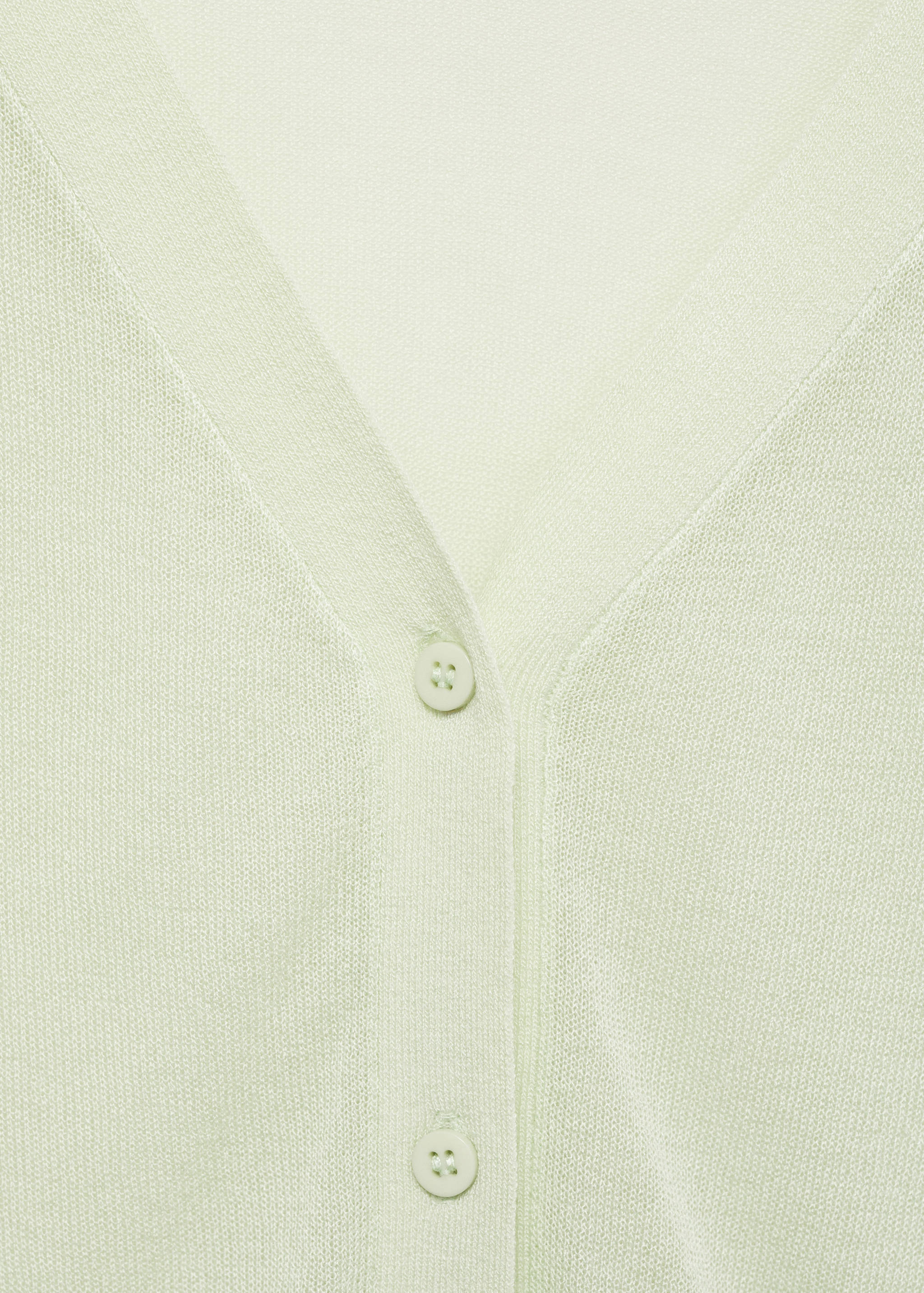 Cardigan de malha cropped semitransparente - Pormenor do artigo 8