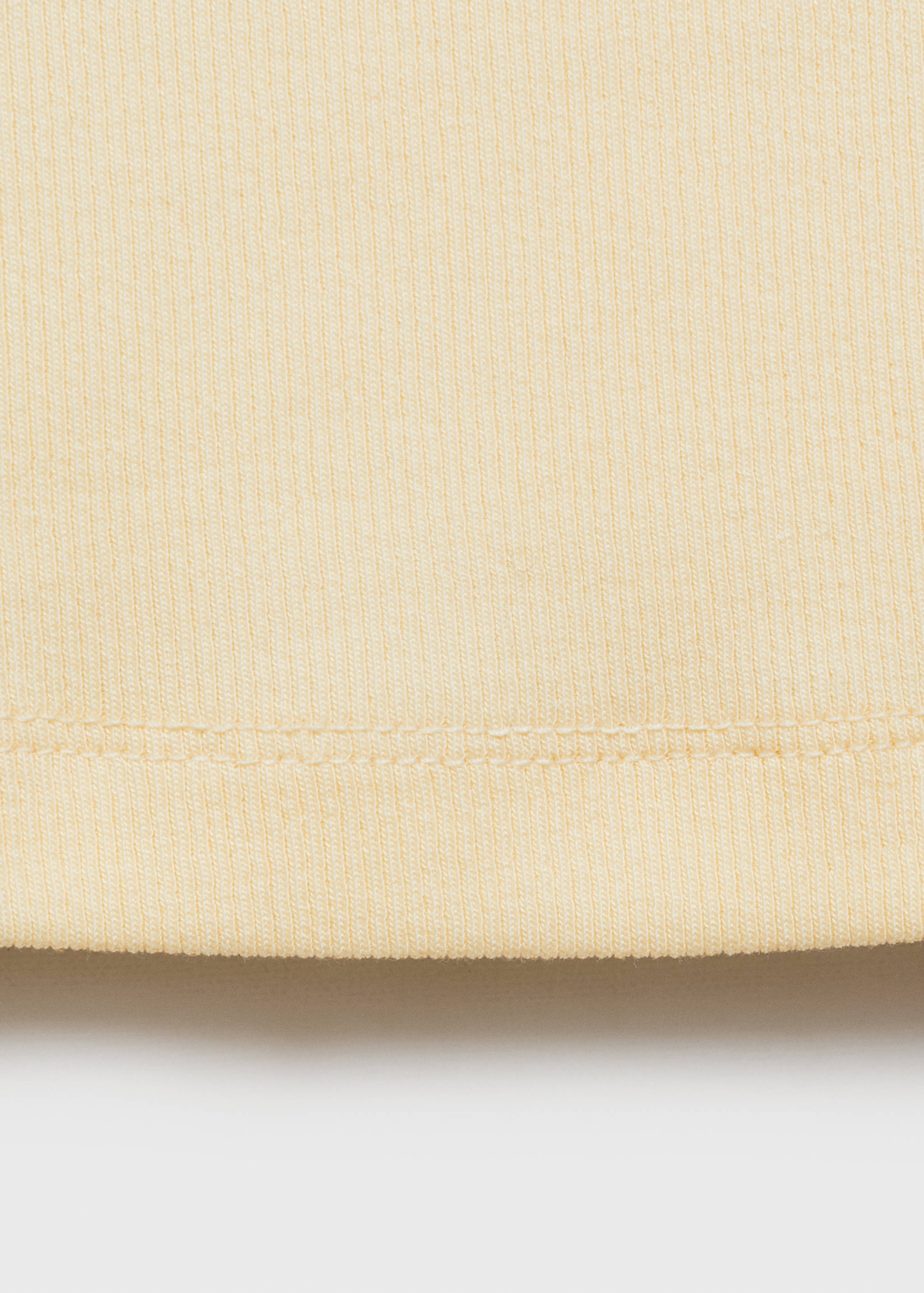 Ribbed cotton-blend top - Details of the article 0