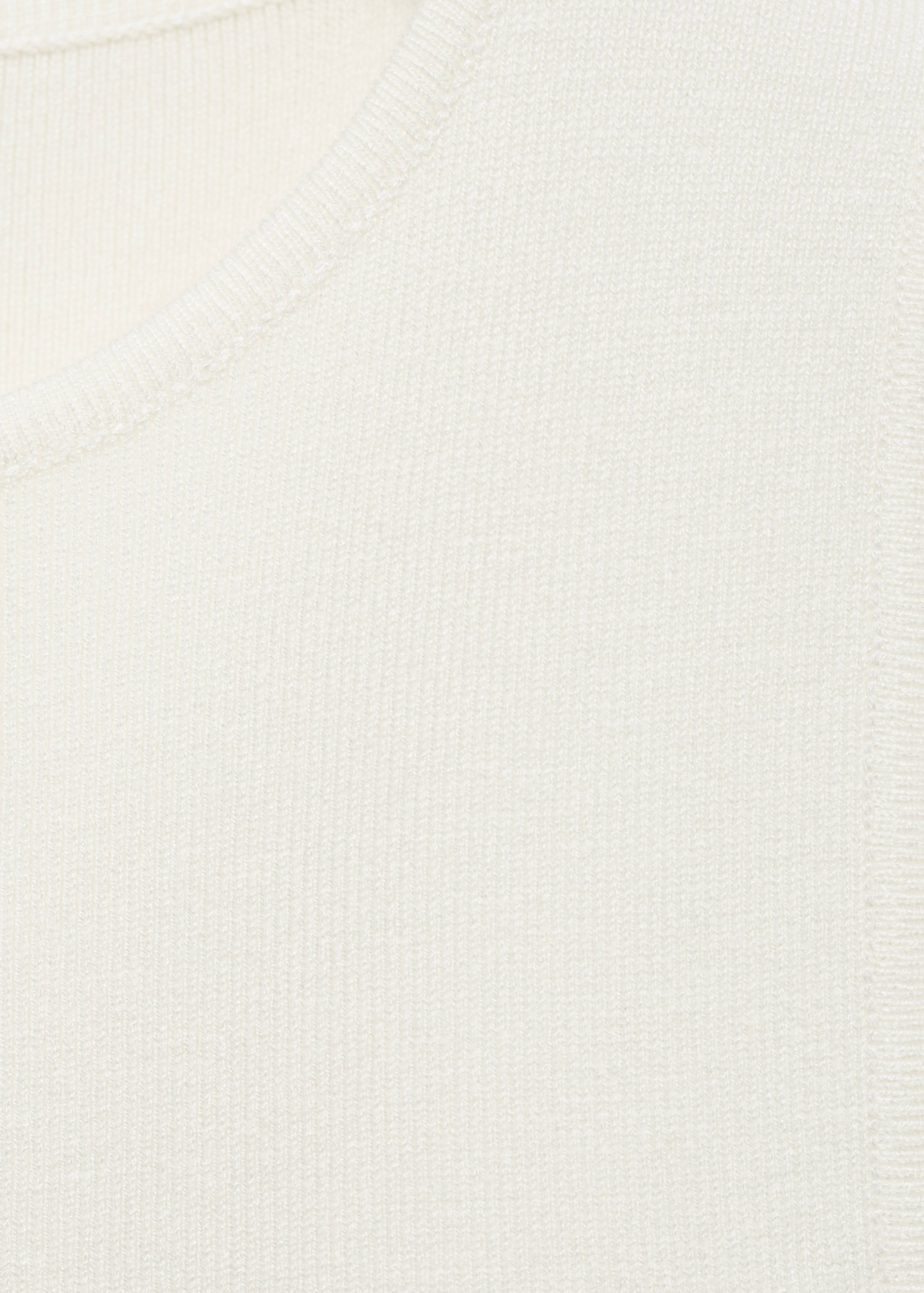 Sleeveless fitted knitted top - Details of the article 8