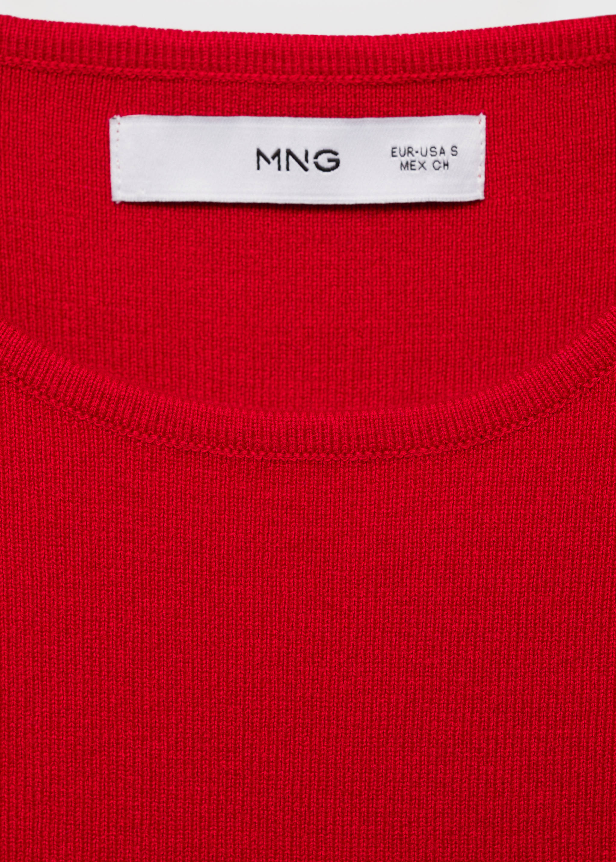 Sleeveless fitted knitted top - Details of the article 8