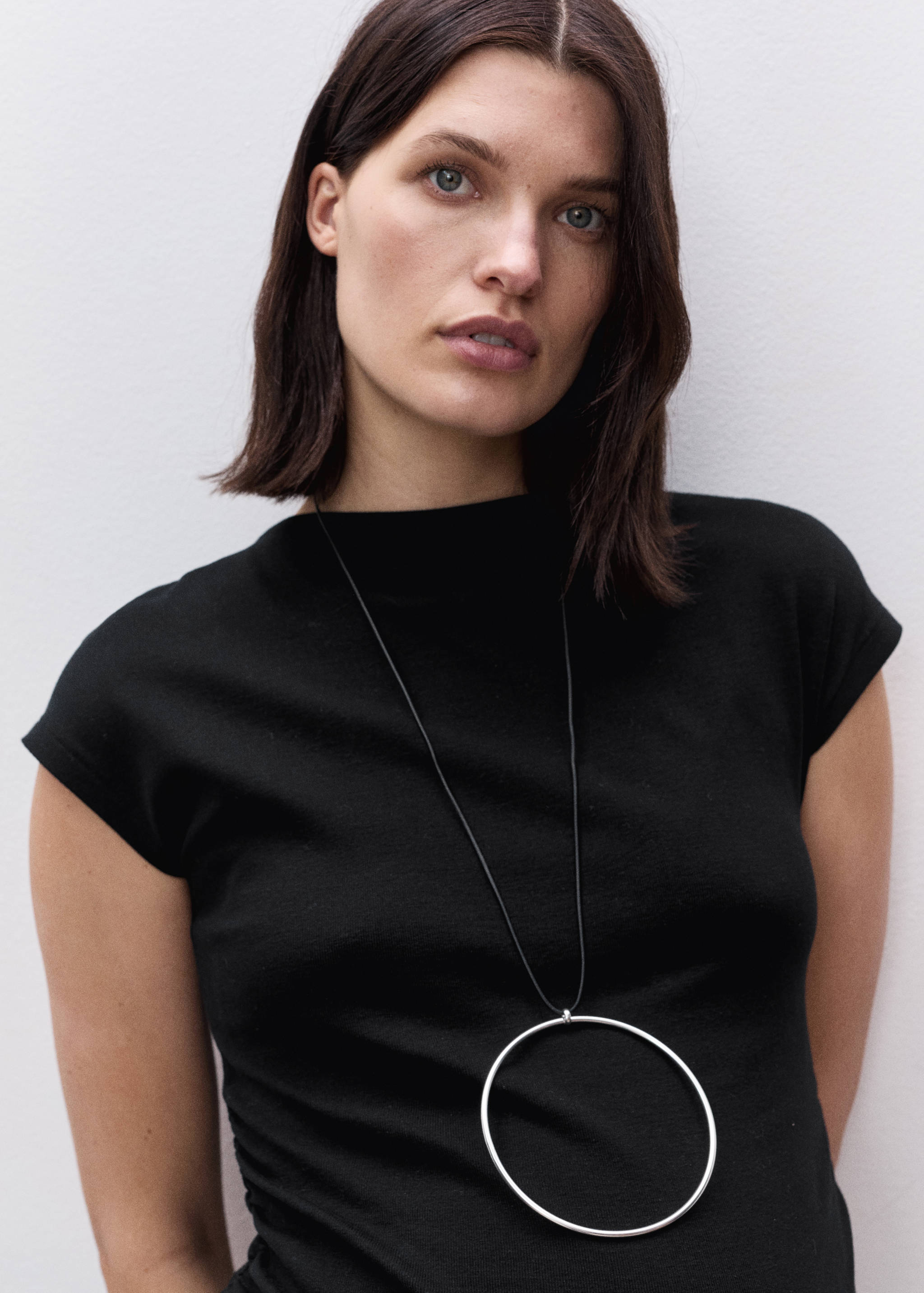 Cotton maternity dress - Details of the article 1