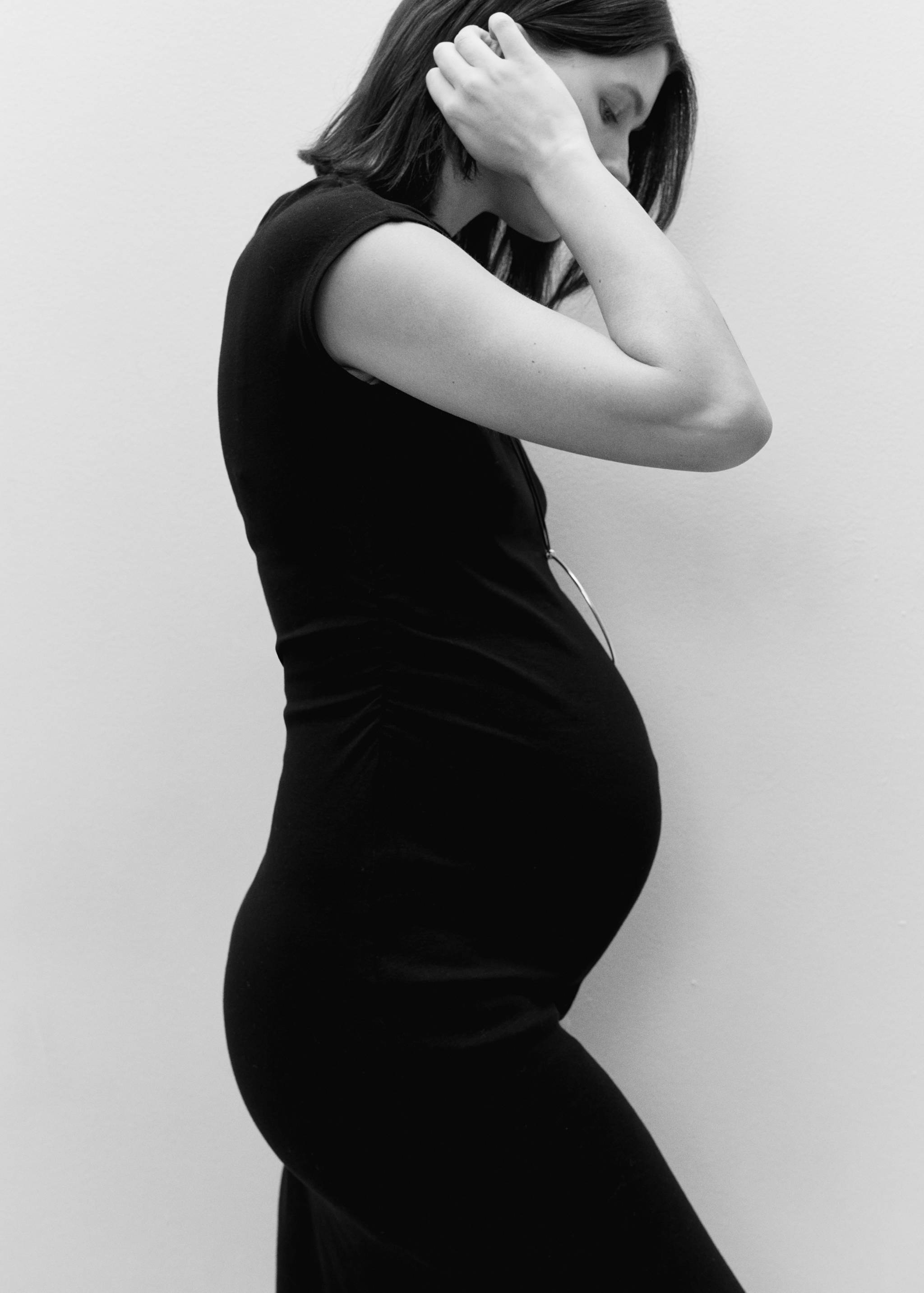 Cotton maternity dress - Details of the article 6