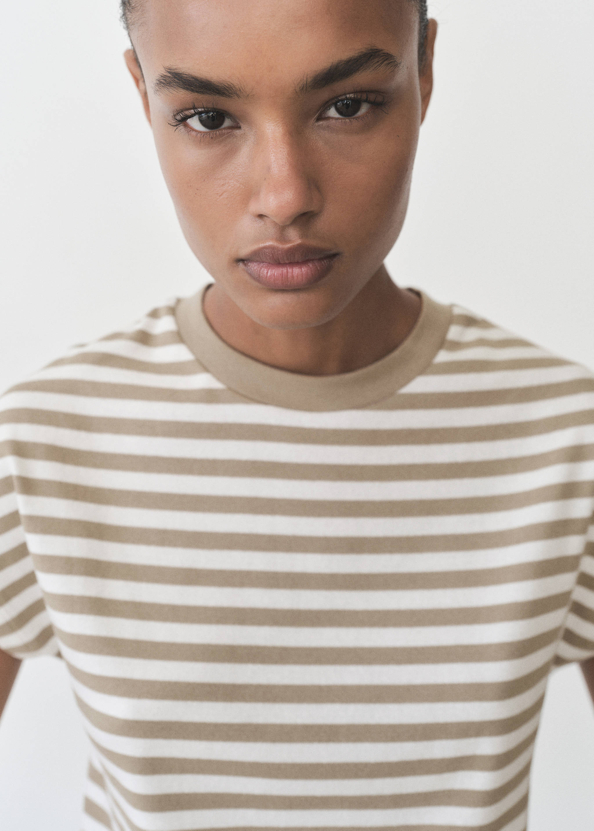 Camiseta manga corta rayas - Detalle del artículo 1