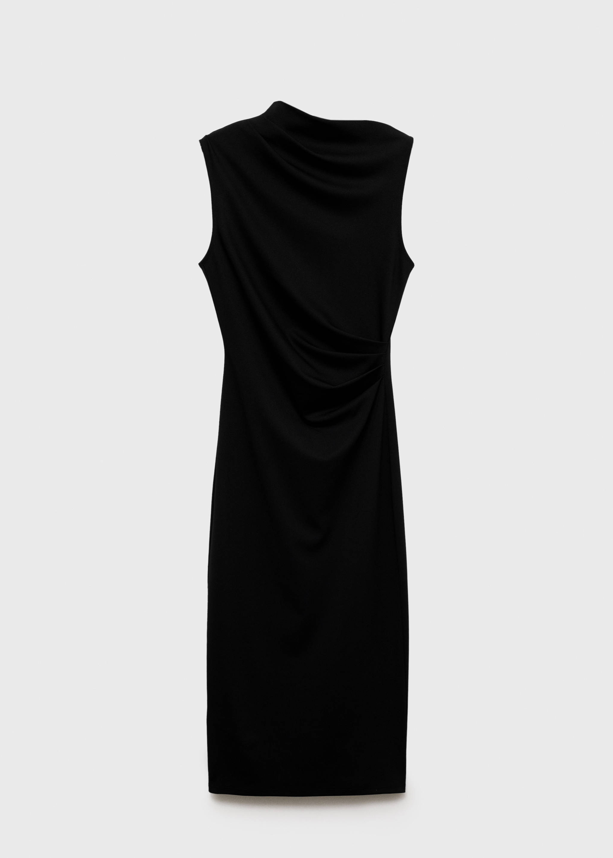 Vestido midi drapeado - Artículo sin modelo