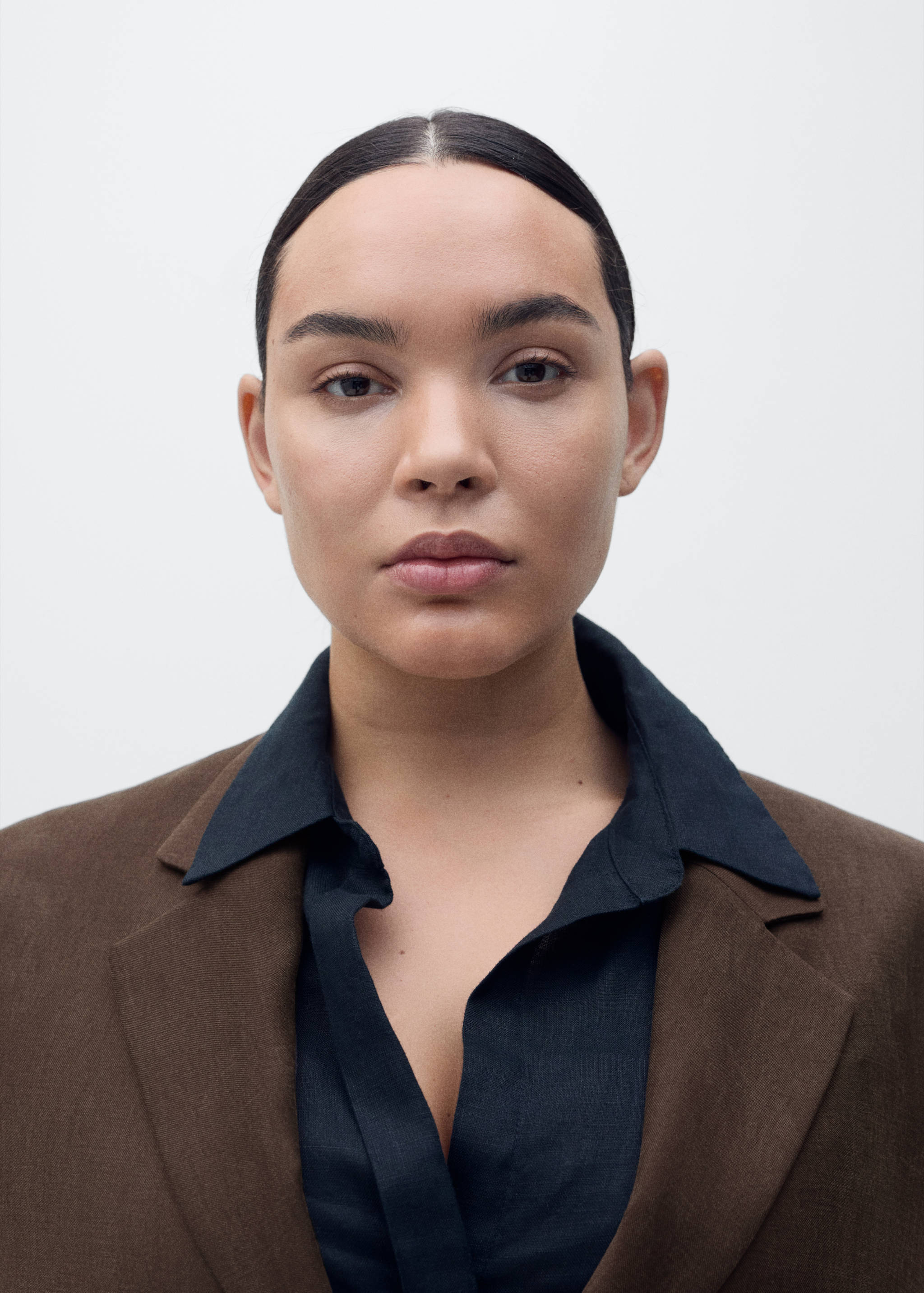 Straight-fit lyocell suit blazer - Details of the article 4