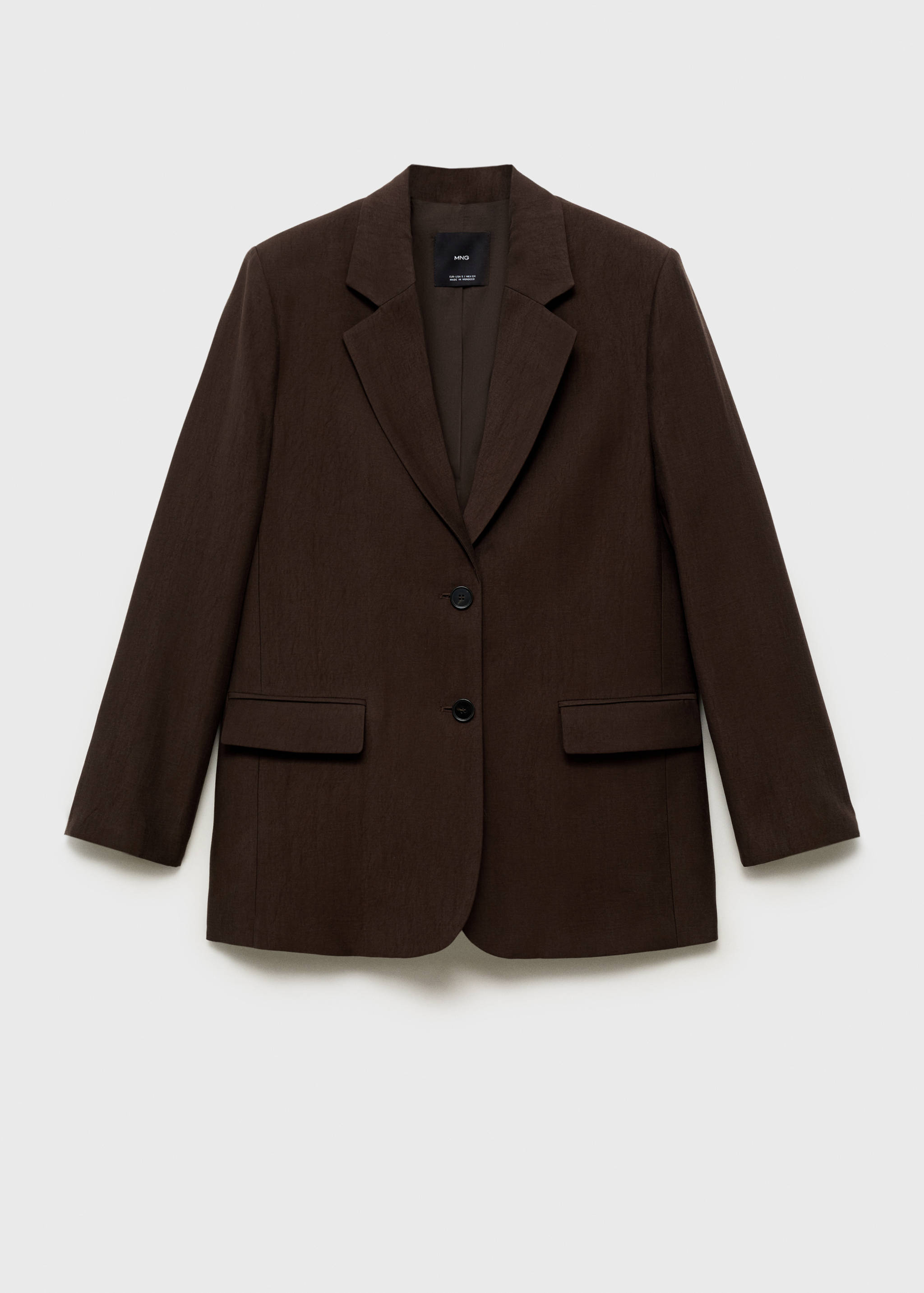 Straight-fit lyocell suit jacket - Article without model