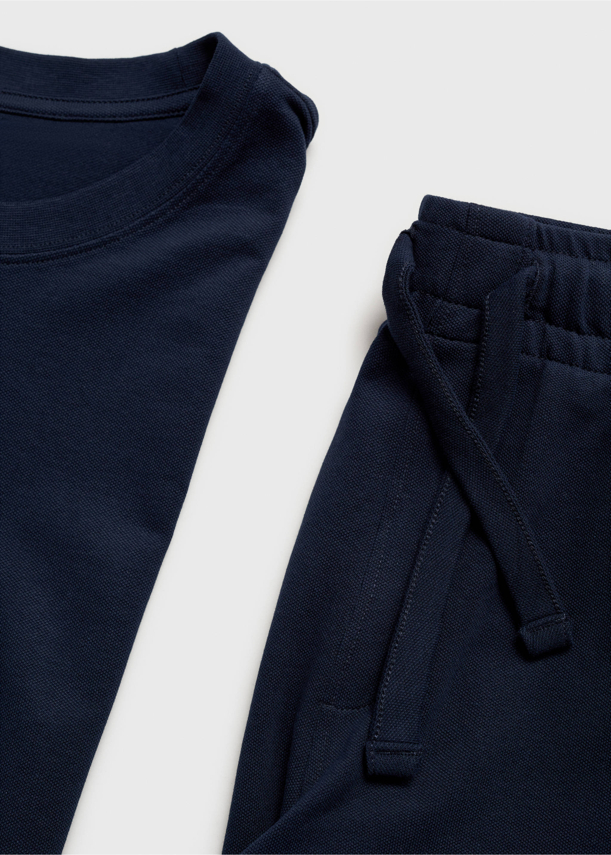 Pack pijama algodón corto - Detalle del artículo 8, Azul marino oscuro. Ref: 87055916-00.