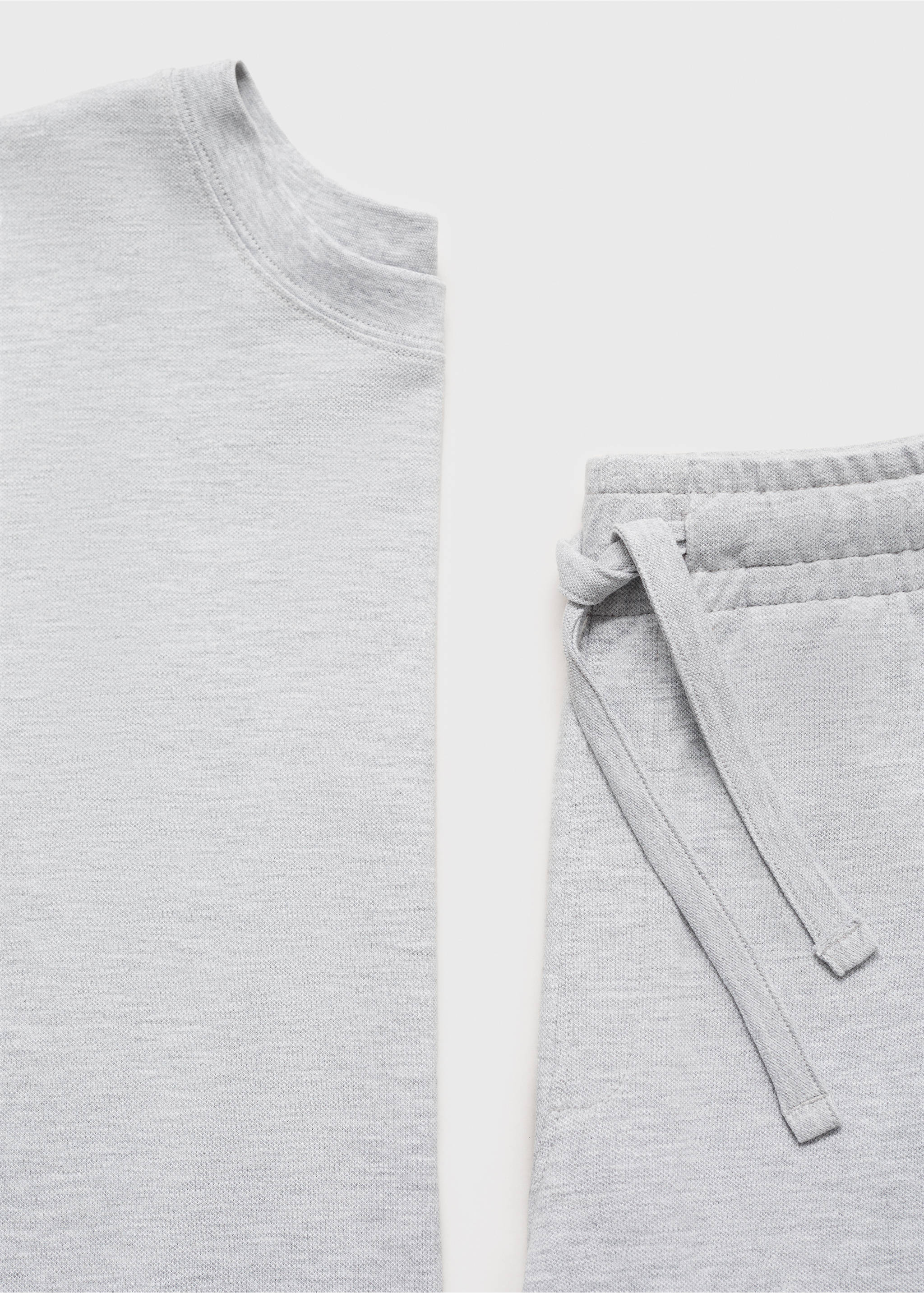 Pack pijama algodón corto - Detalle del artículo 0, Gris. Ref: 87055916-00.