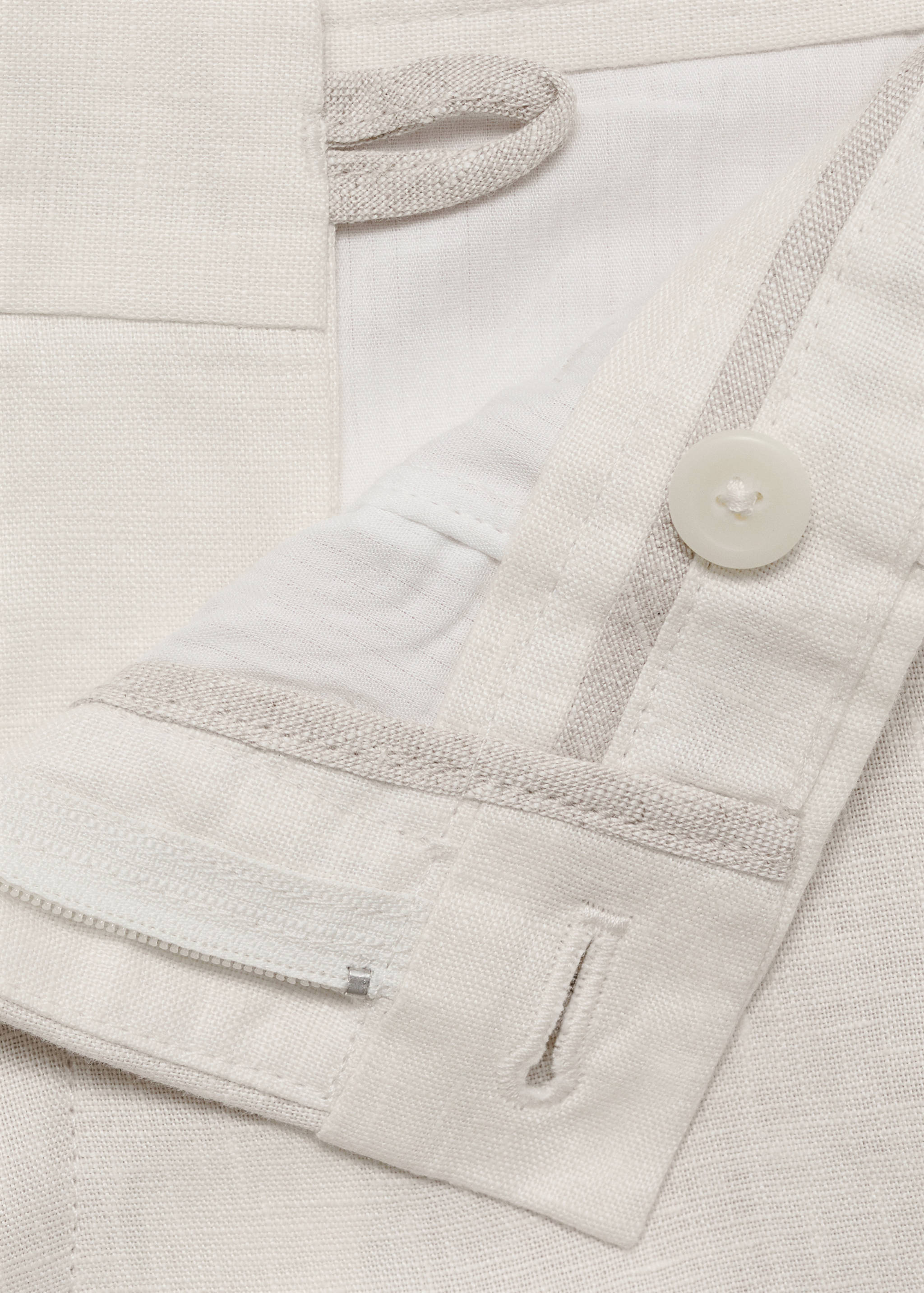 Bermudas slim fit 100% lino - Detalle del artículo 8