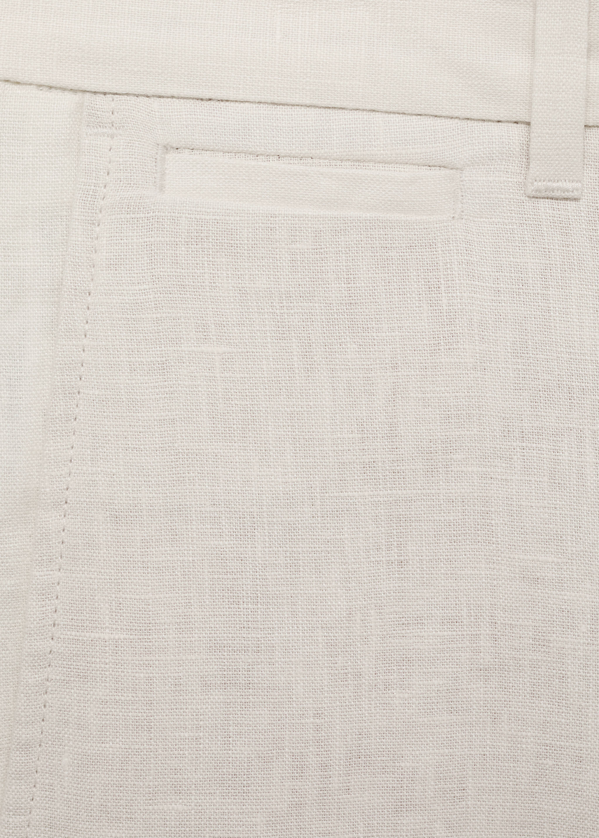 Bermudas slim fit 100% lino - Detalle del artículo 0