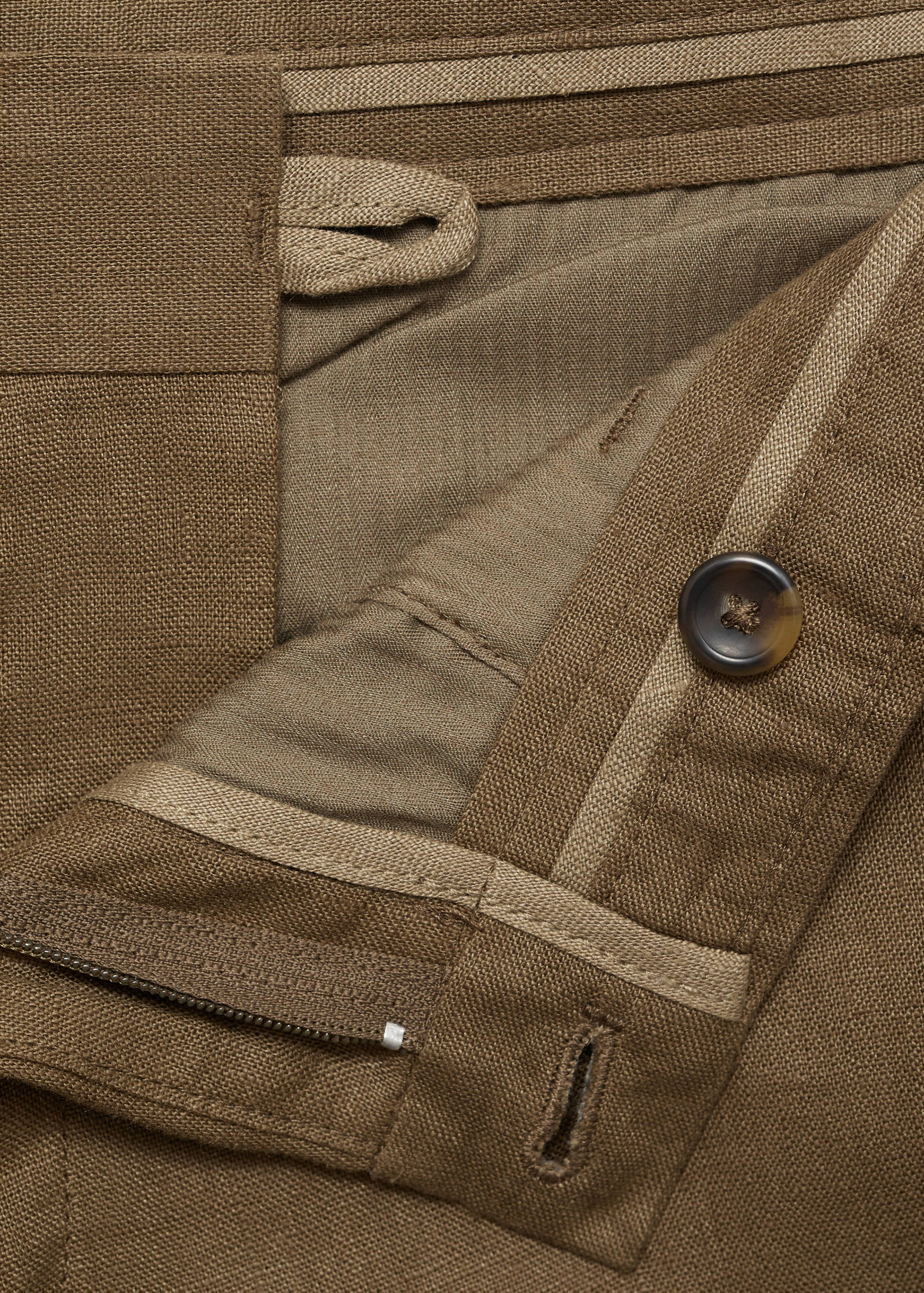 Bermudas slim fit 100% lino - Detalle del artículo 8