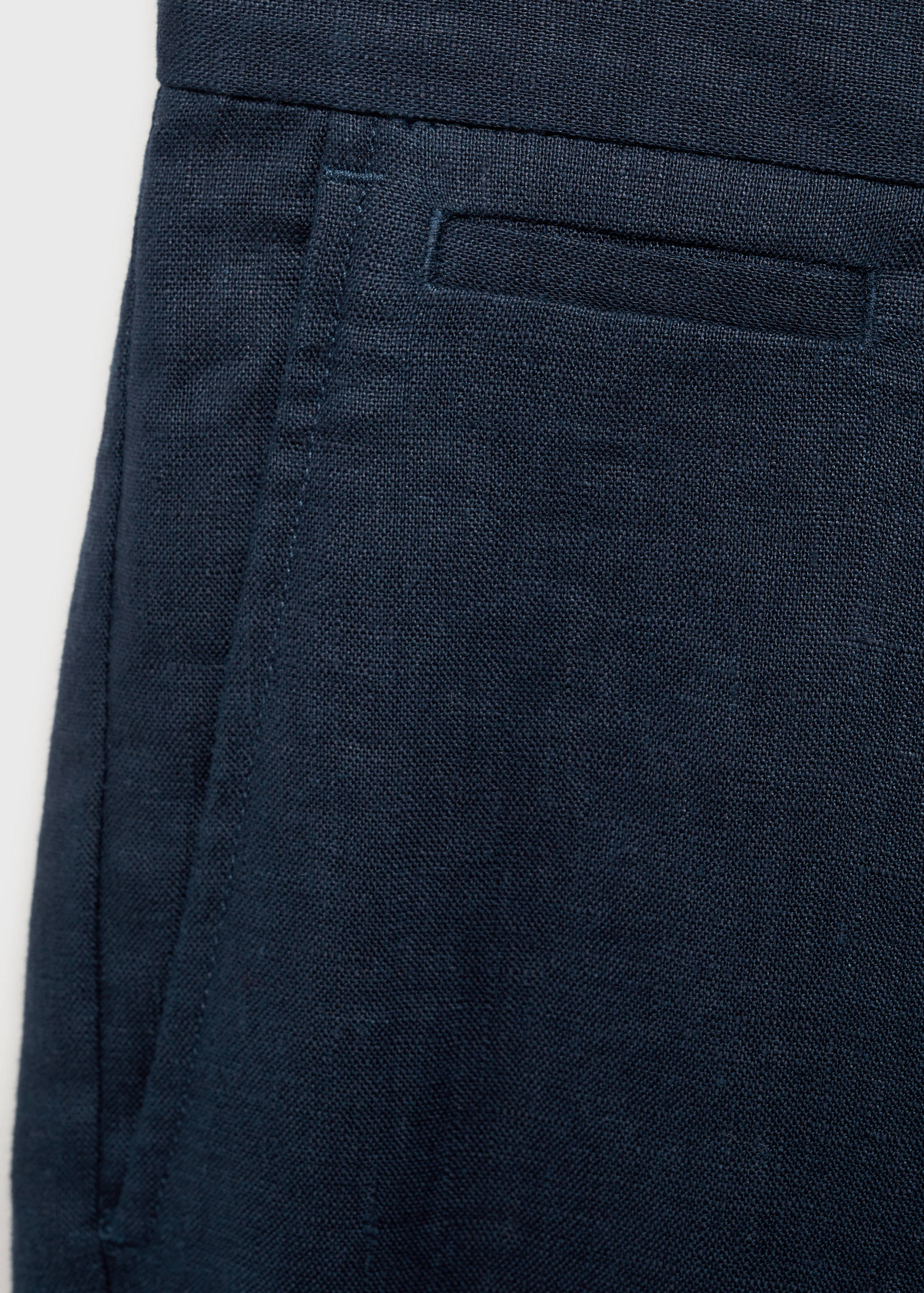 Bermudas slim fit 100% lino - Detalle del artículo 0