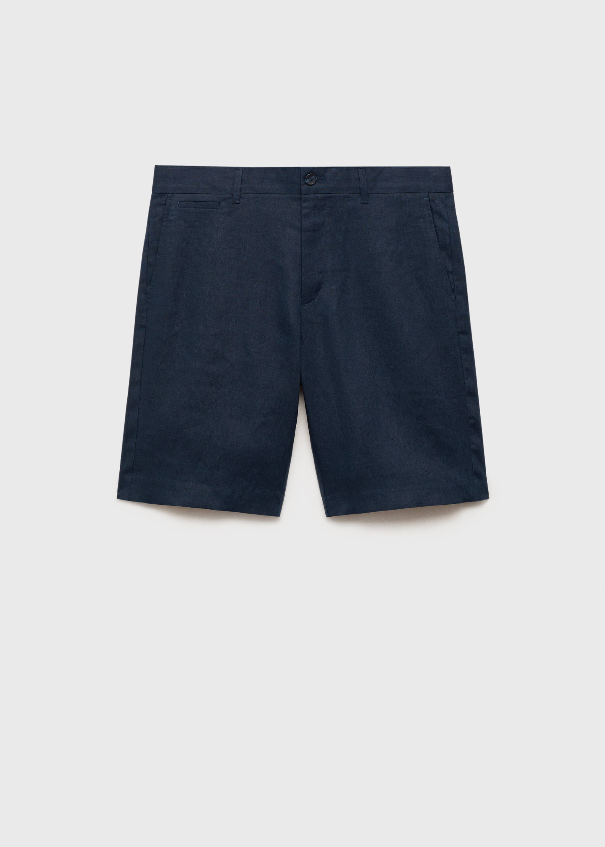 Bermuda slim-fit 100 % lin - Article sans modèle