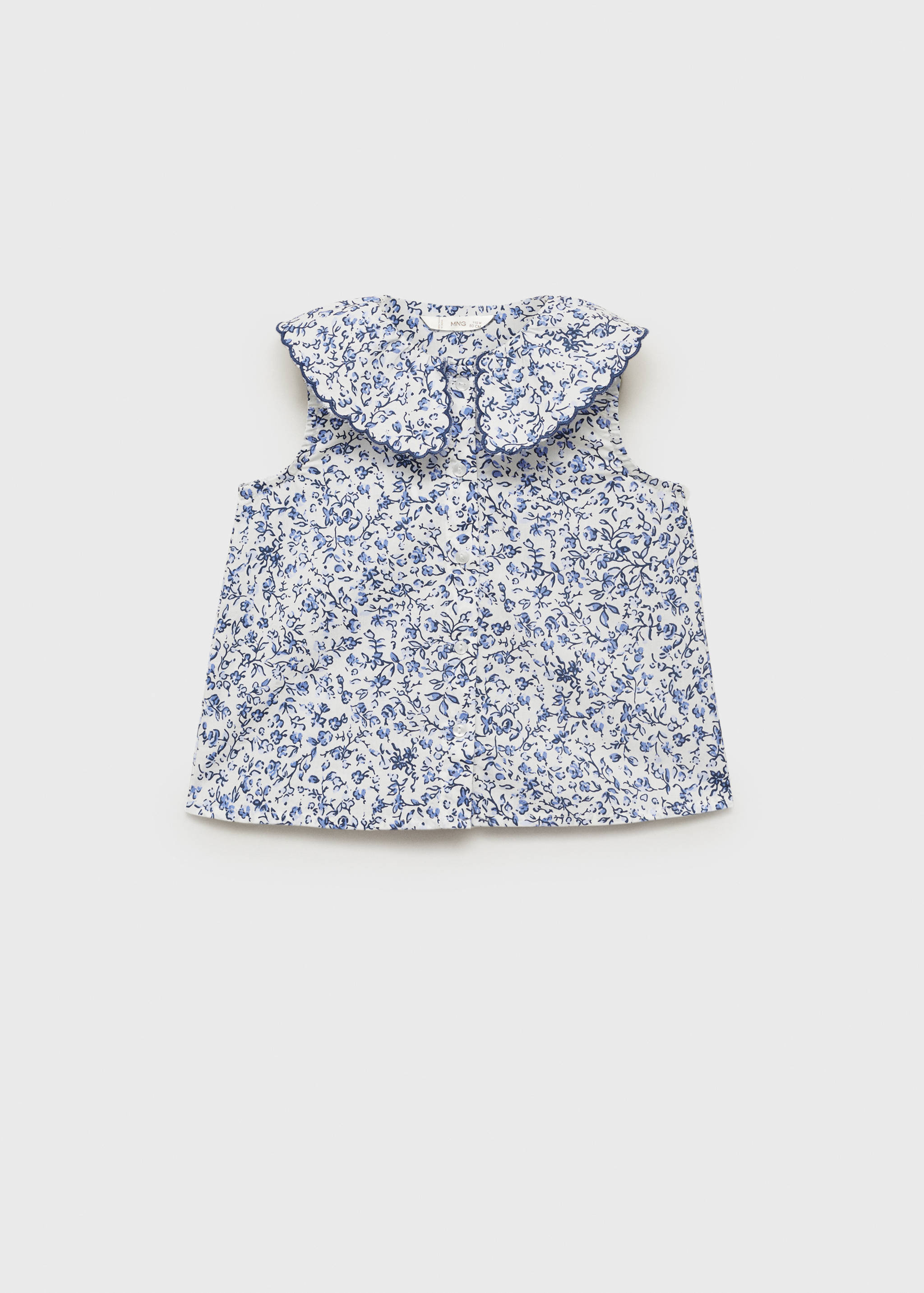 Blouse col Claudine imprimée - Article sans modèle