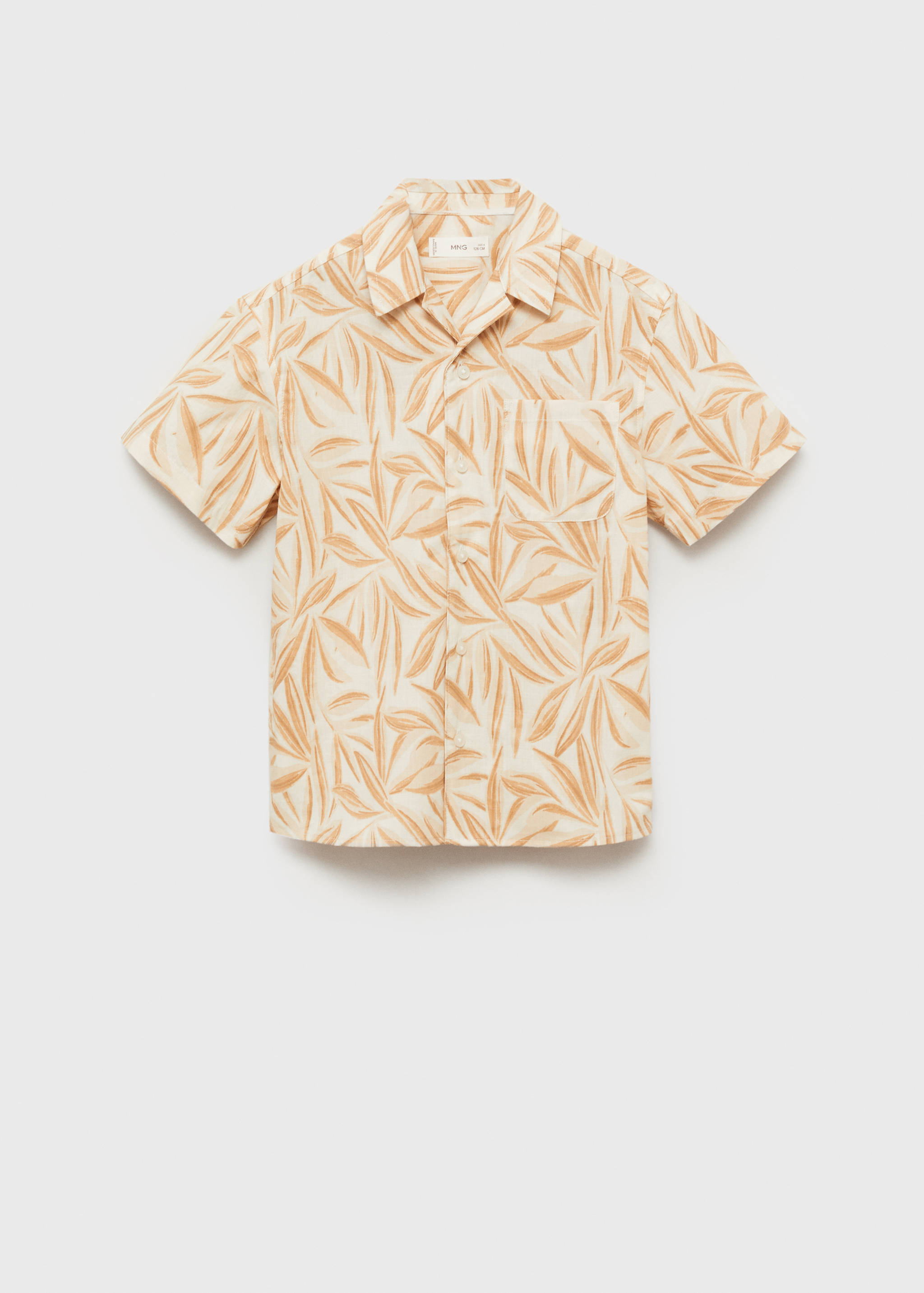 Short sleeved cotton shirt - Article without model