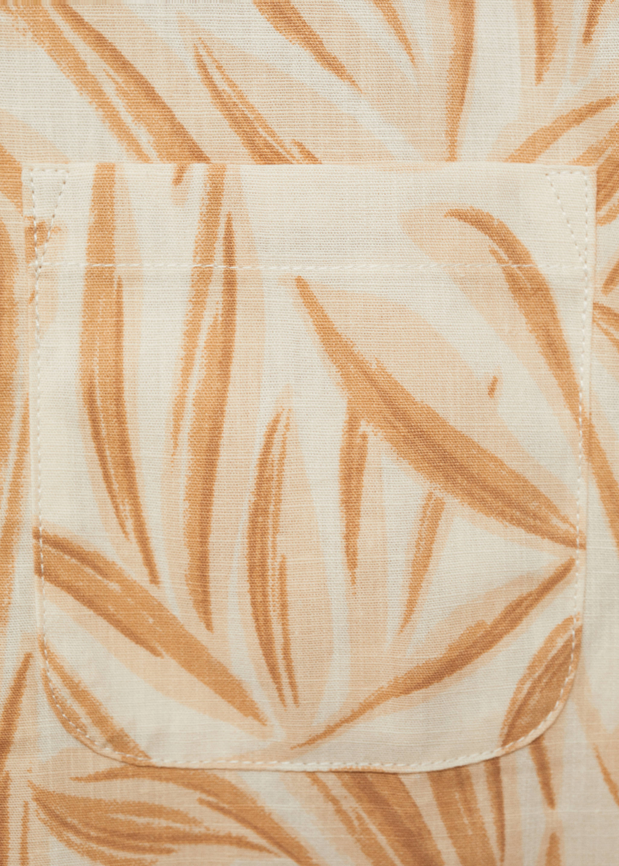 Short sleeved cotton shirt - Details of the article 0