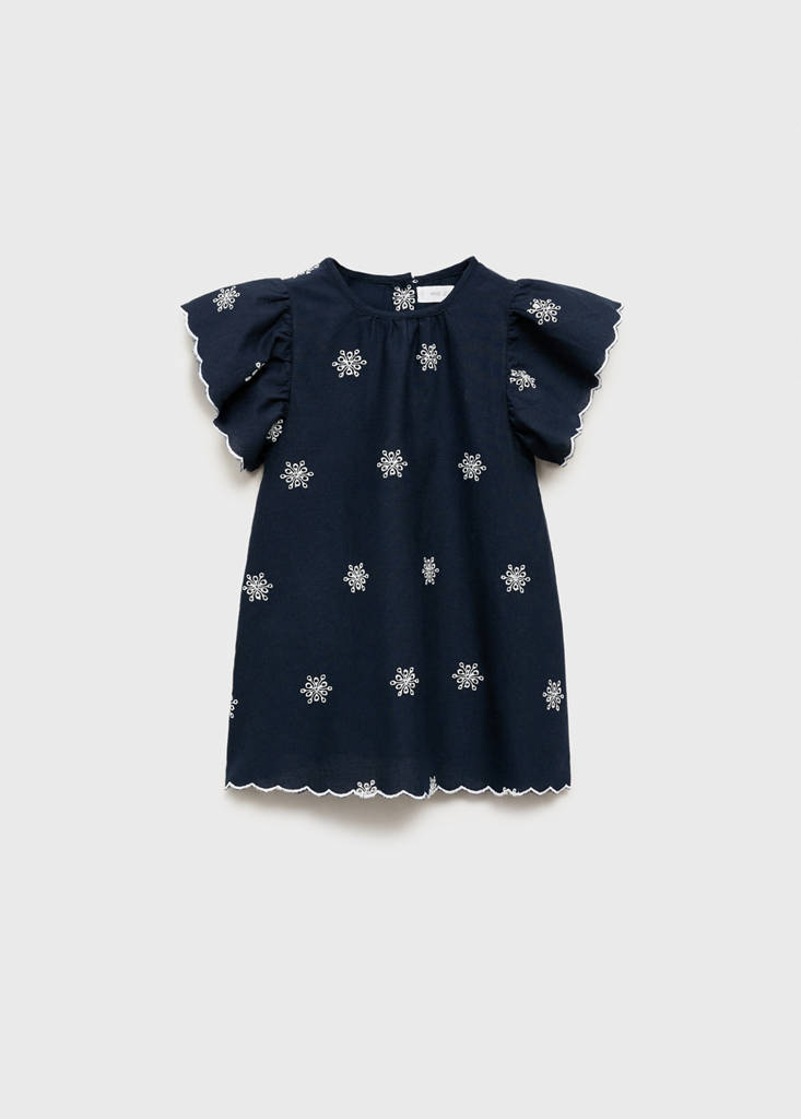 Embroidered detail dress - thumbnail 2