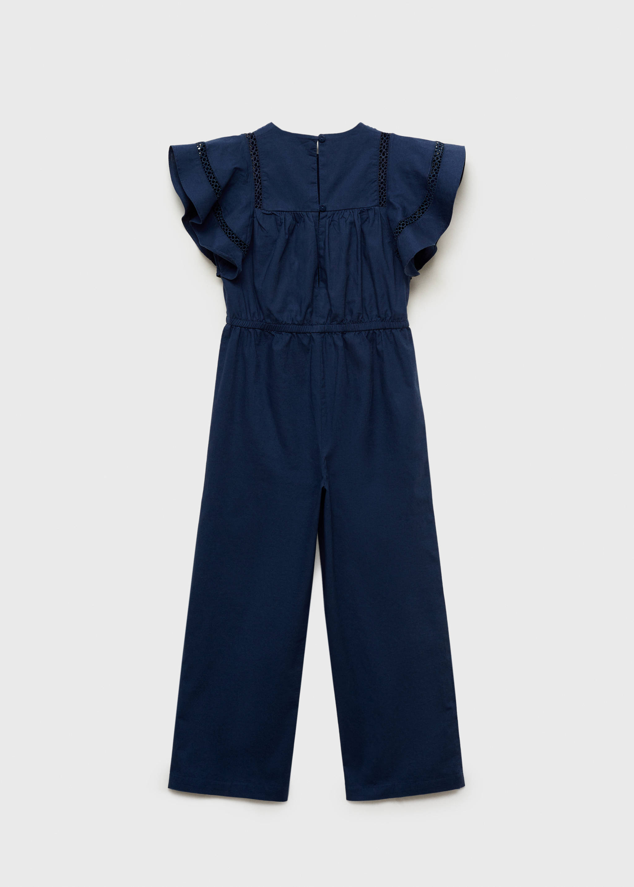 Long embroidered jumpsuit - Reverse of the article