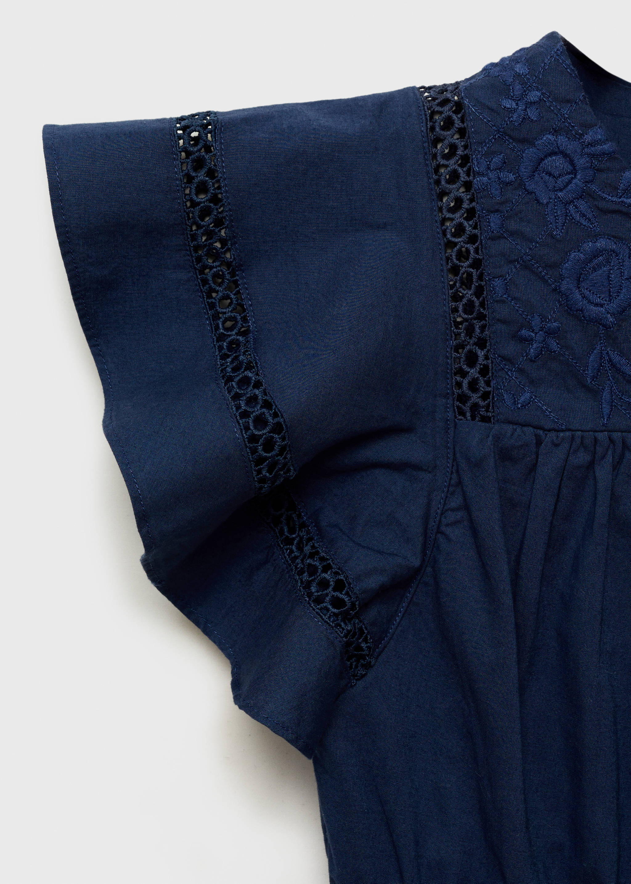 Long embroidered jumpsuit - Details of the article 8